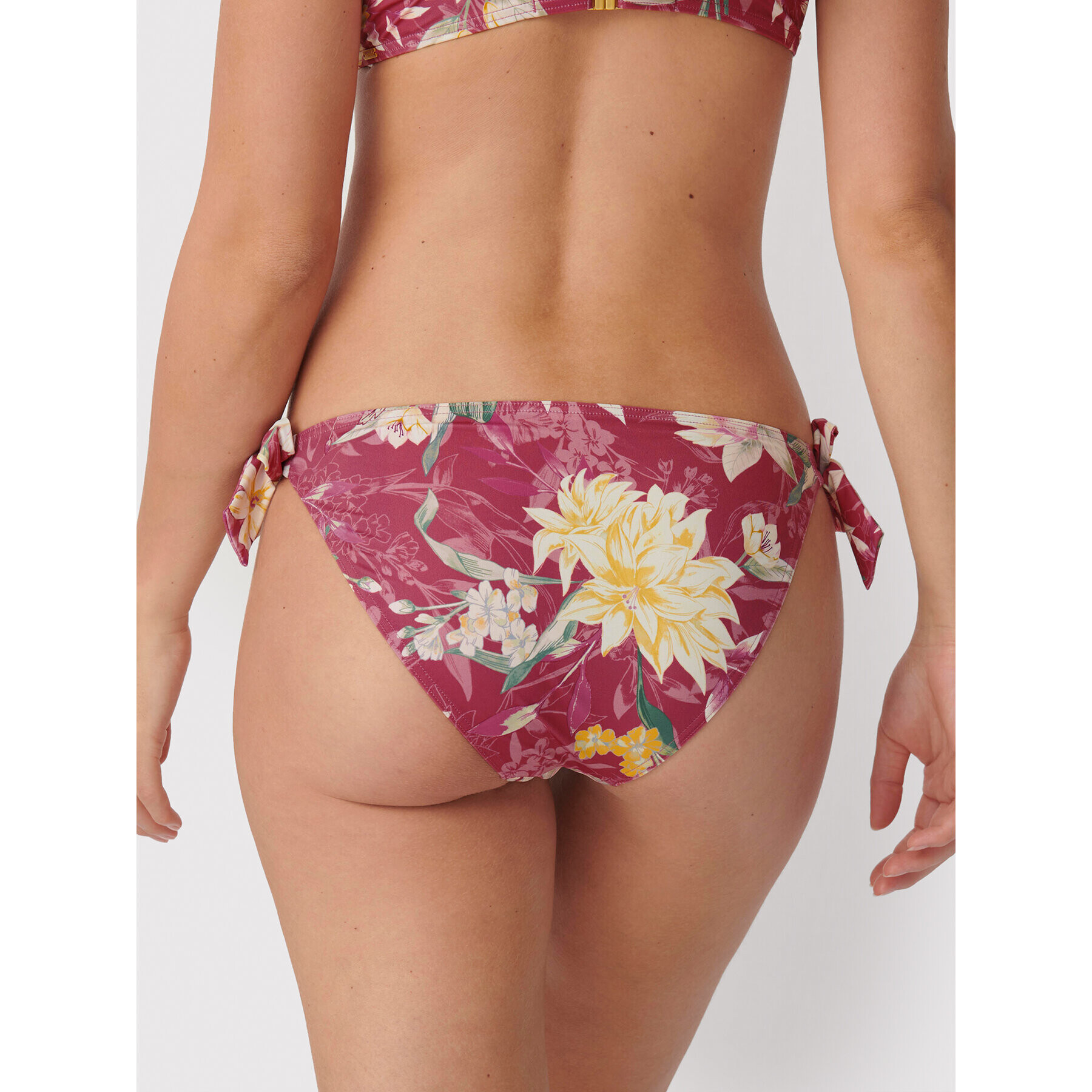 Triumph Bikini partea de jos Botanical Leaf 10207924 Roz - Pled.ro