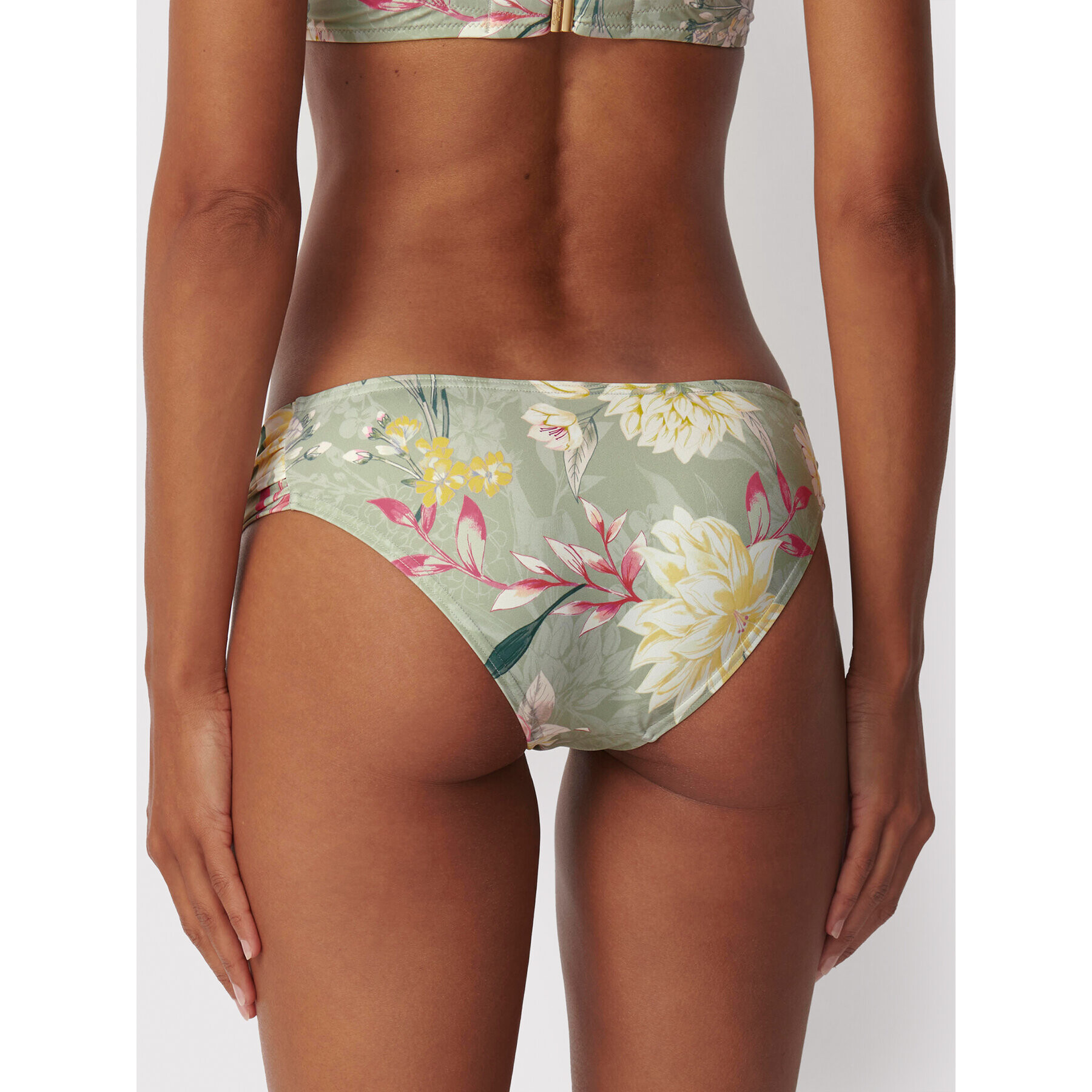 Triumph Bikini partea de jos Botanical Leaf 10207925 Verde - Pled.ro