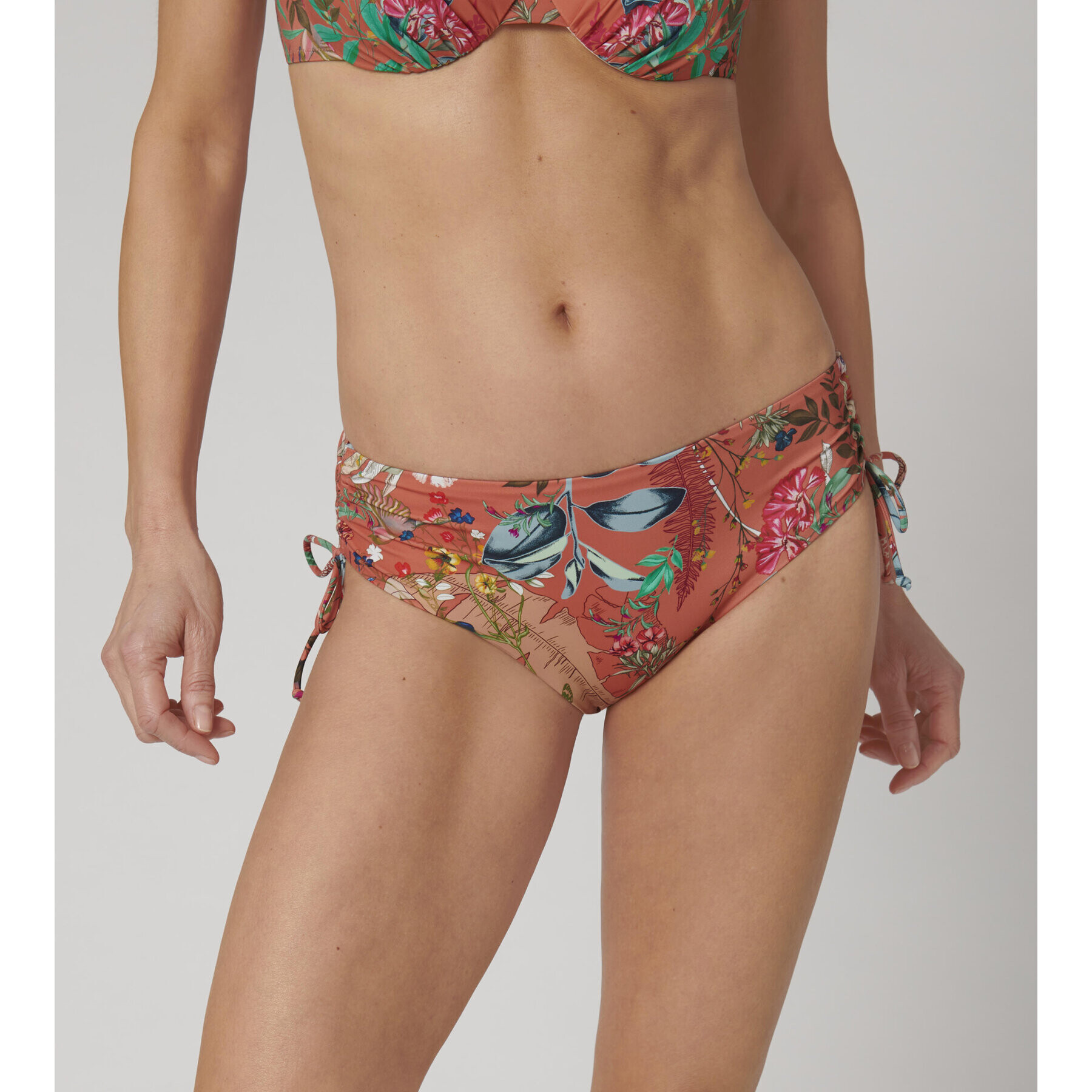 Triumph Bikini partea de jos Botanical Leaf 10207934 Portocaliu - Pled.ro