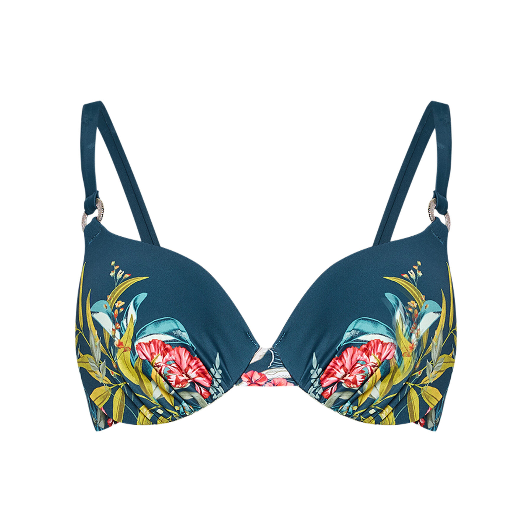 Triumph Bikini partea de sus Botanical Leaf 10207904 Bleumarin - Pled.ro