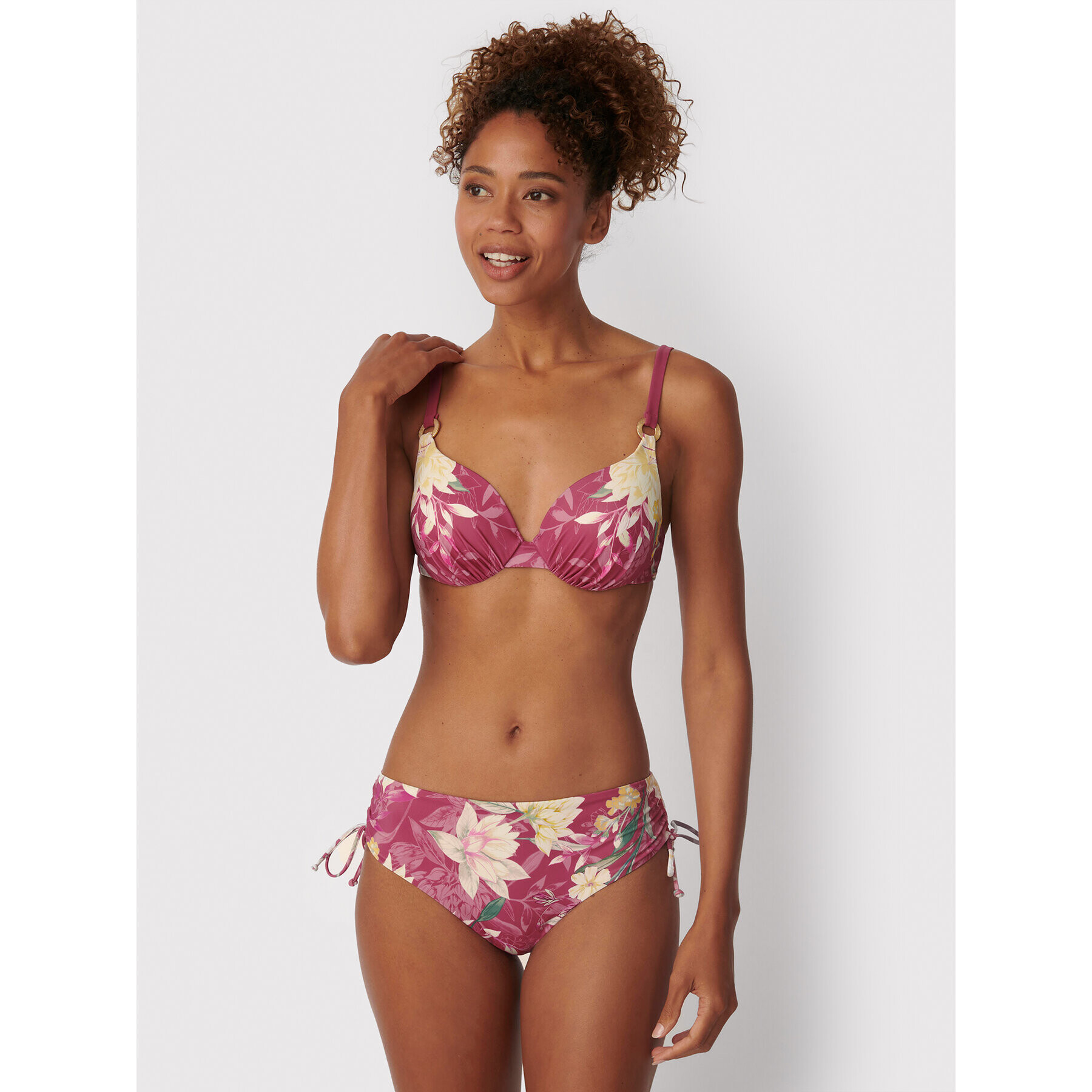 Triumph Bikini partea de sus Botanical Leaf 10207904 Roz - Pled.ro