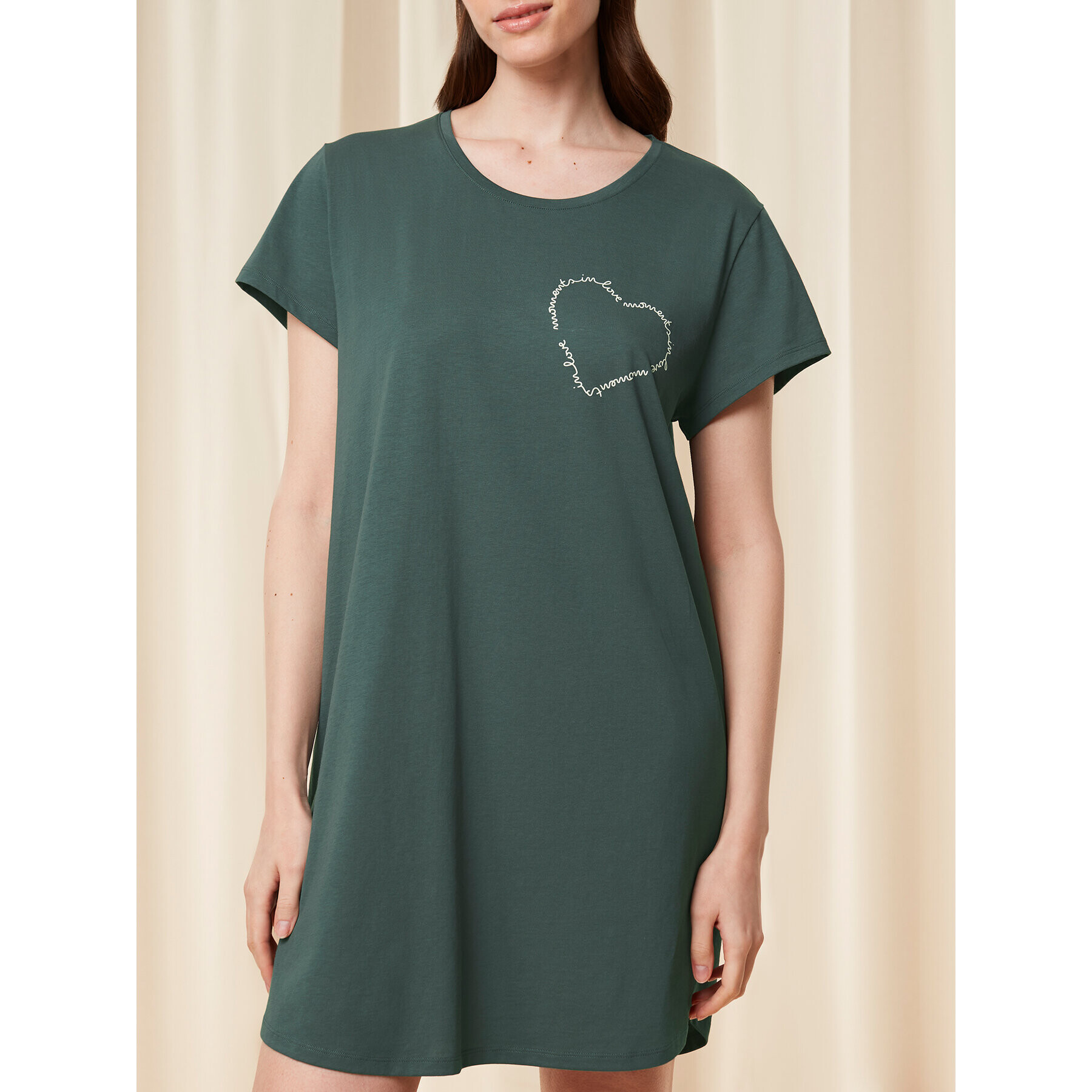 Triumph Cămașă de noapte Nightdresses NDK 02 X 10215185 Verde - Pled.ro