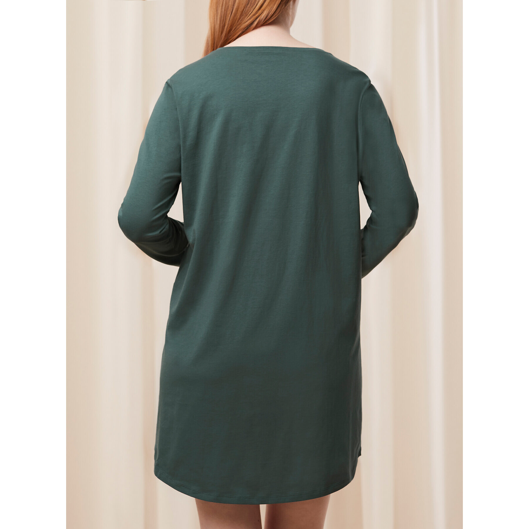 Triumph Cămașă de noapte Nightdresses NDK 03 LSL X 10216556 Verde - Pled.ro