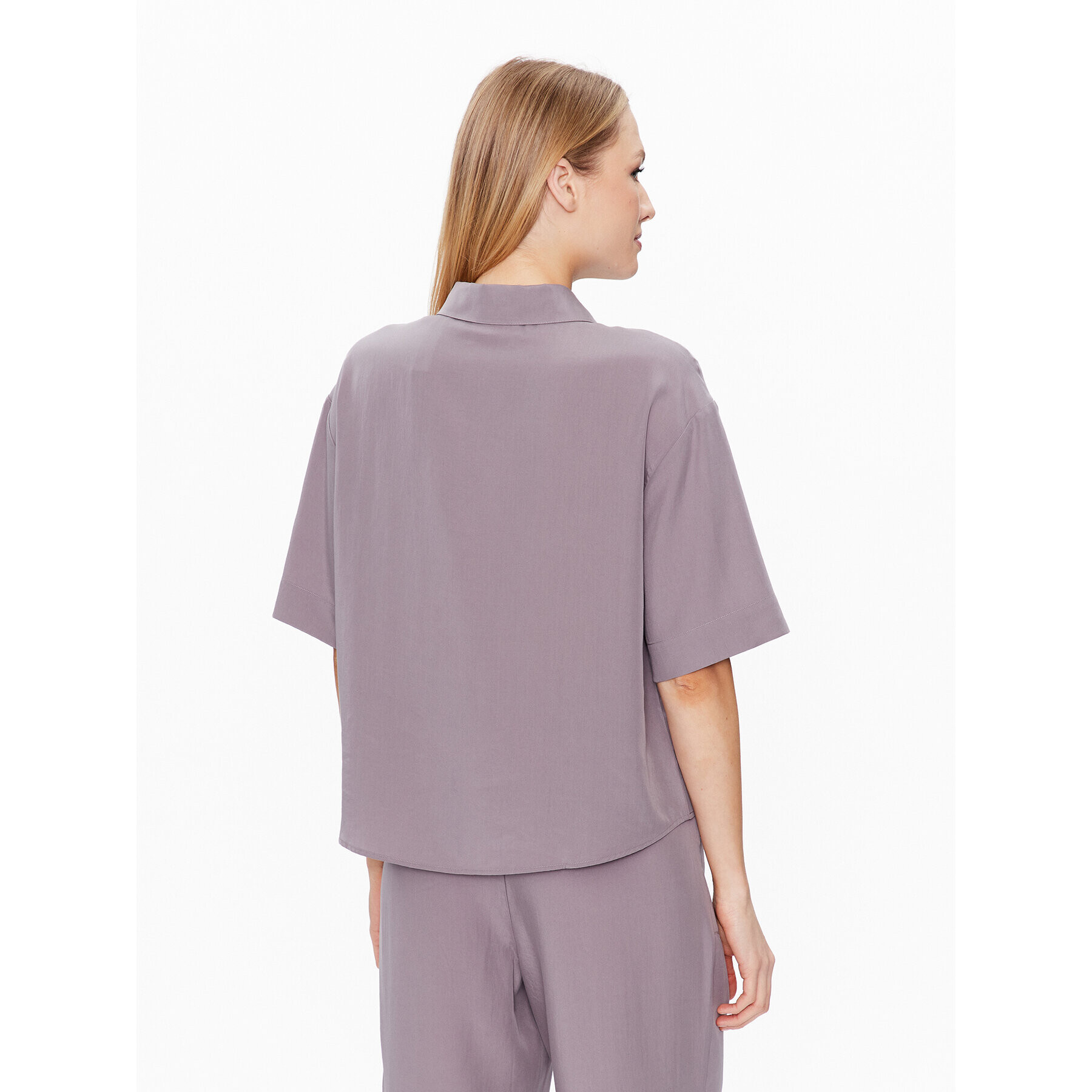 Triumph Cămașă pijama Boyfriend MyWear 10214831 Gri Oversize - Pled.ro