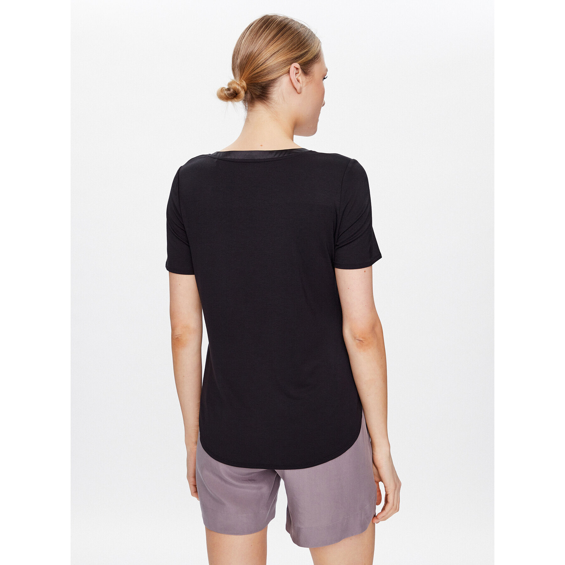 Triumph Cămașă pijama Climate Aloe 10214846 Negru Regular Fit - Pled.ro