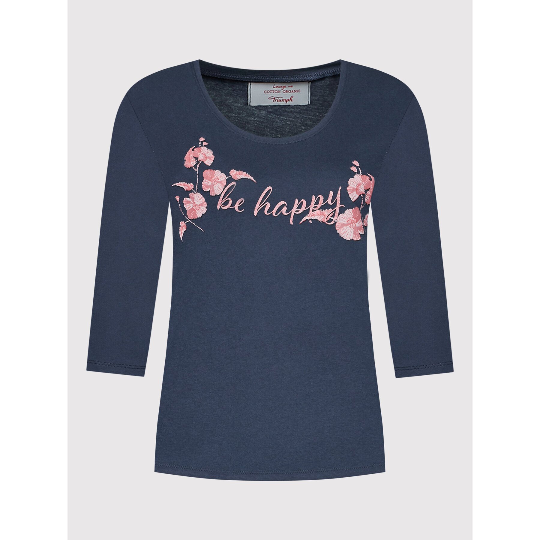 Triumph Cămașă pijama Mix & Match 10211264 Bleumarin Regular Fit - Pled.ro