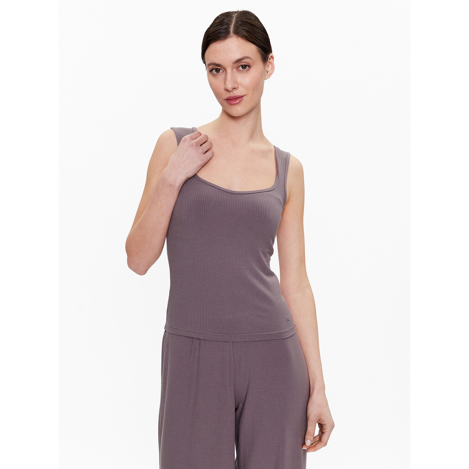 Triumph Cămașă pijama Natural Spotlight Camisole 10214842 Gri Regular Fit - Pled.ro