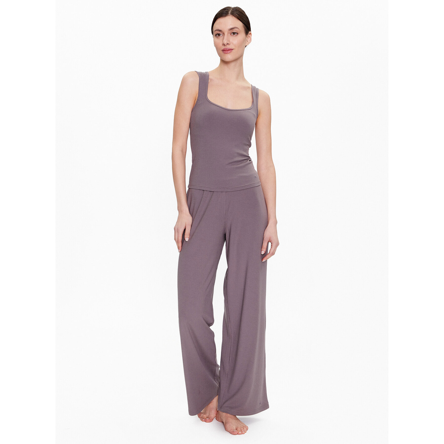 Triumph Cămașă pijama Natural Spotlight Camisole 10214842 Gri Regular Fit - Pled.ro