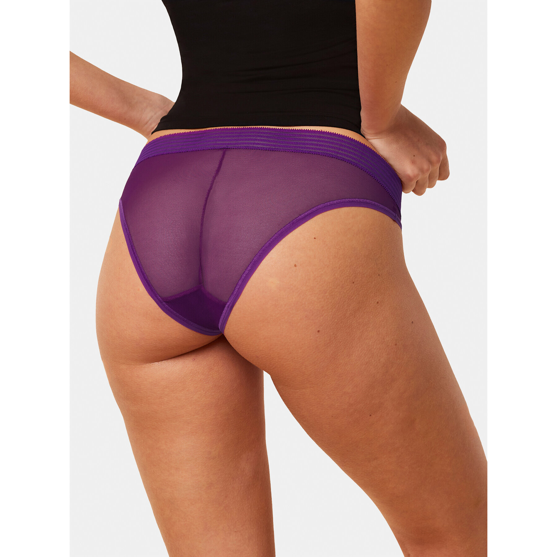 Triumph Chilot clasic Tempting Sheer Highleg Tai 10215956 Violet - Pled.ro