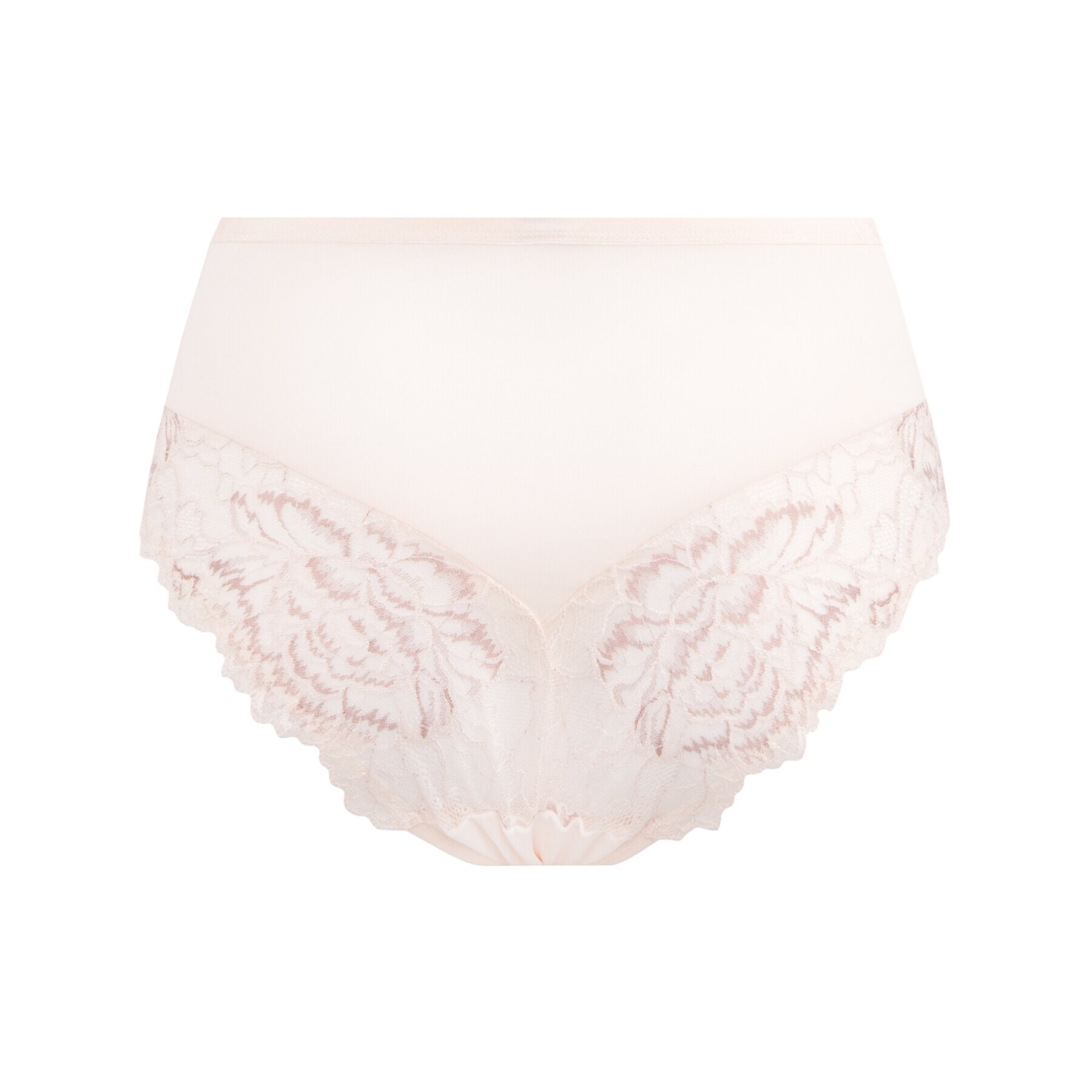 Triumph Chiloți clasici cu talie înaltă Peony Florale 10181758 Bej - Pled.ro