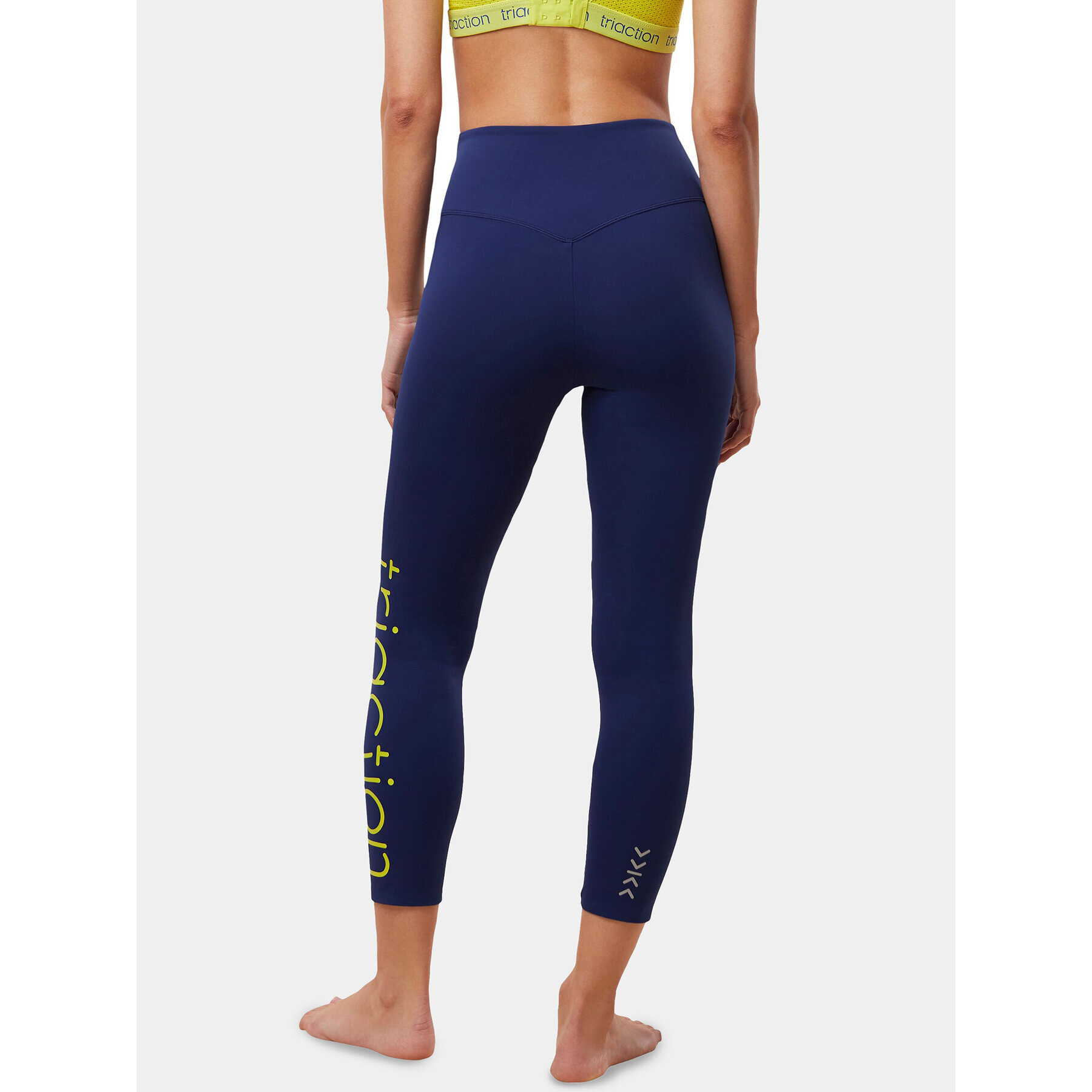 Triumph Colanți Cardio RTW 7/8 High Waist Leggings Logo 10215957 Bleumarin Slim Fit - Pled.ro