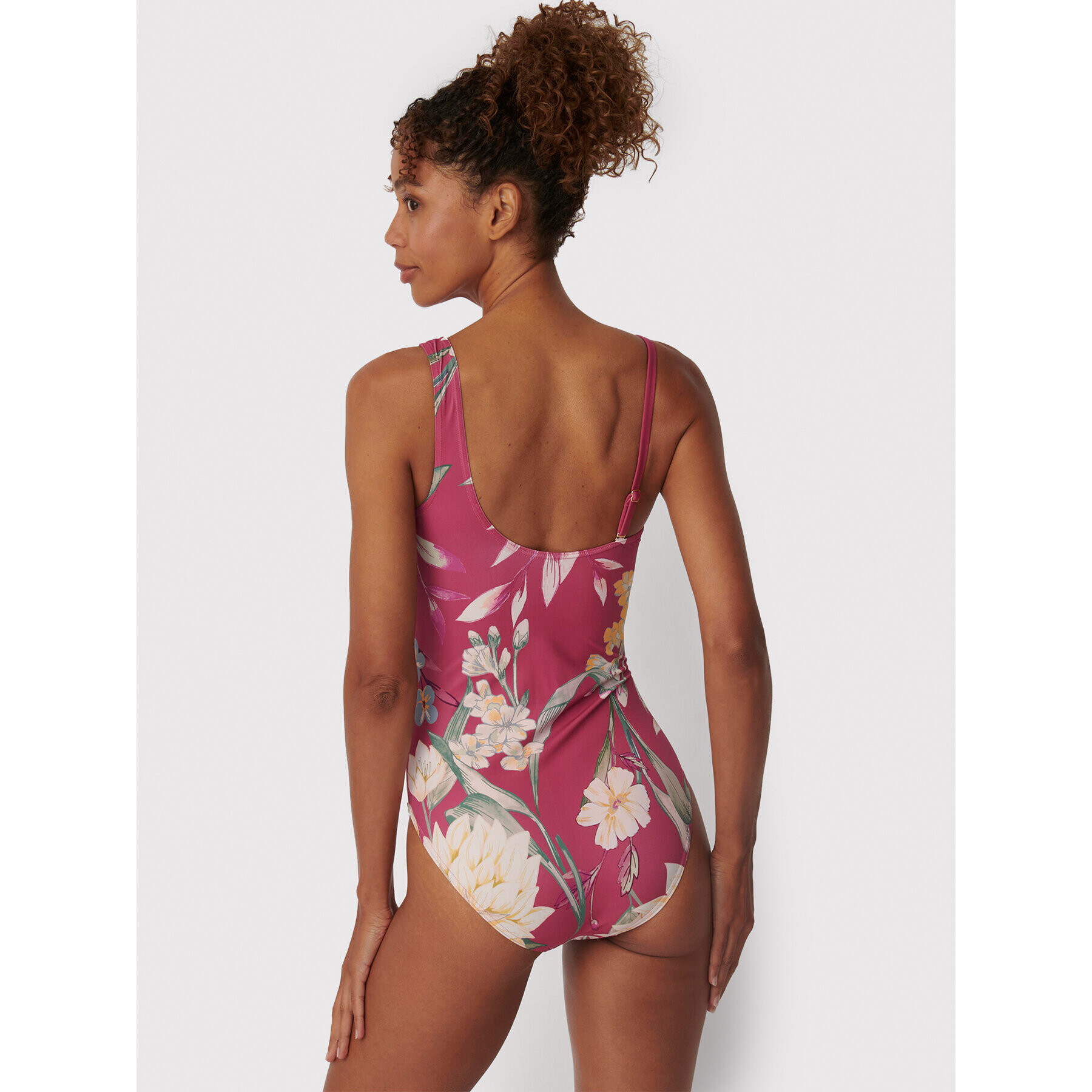 Triumph Costum de baie Botanical Leaf 10211158 Roz - Pled.ro