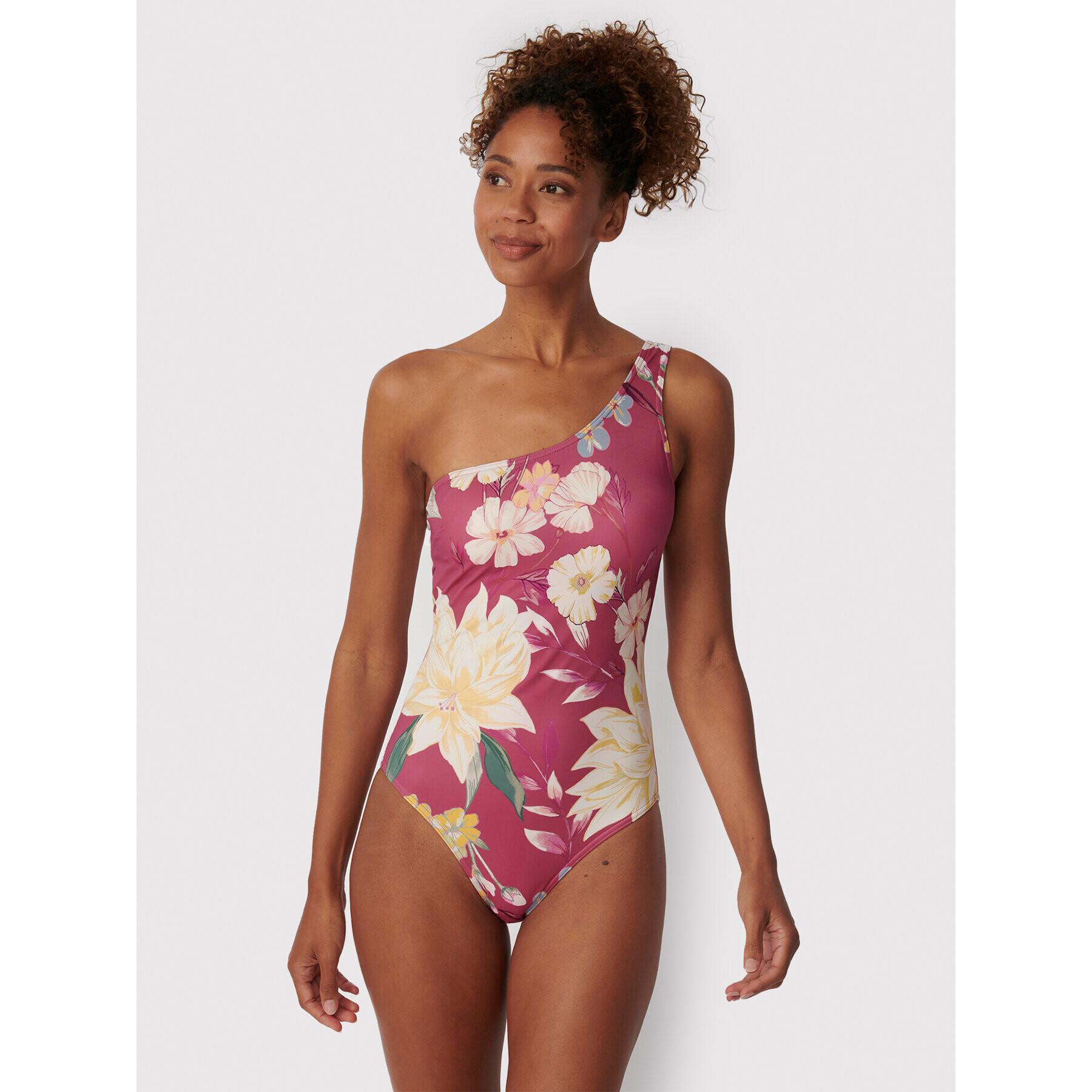 Triumph Costum de baie Botanical Leaf 10211158 Roz - Pled.ro