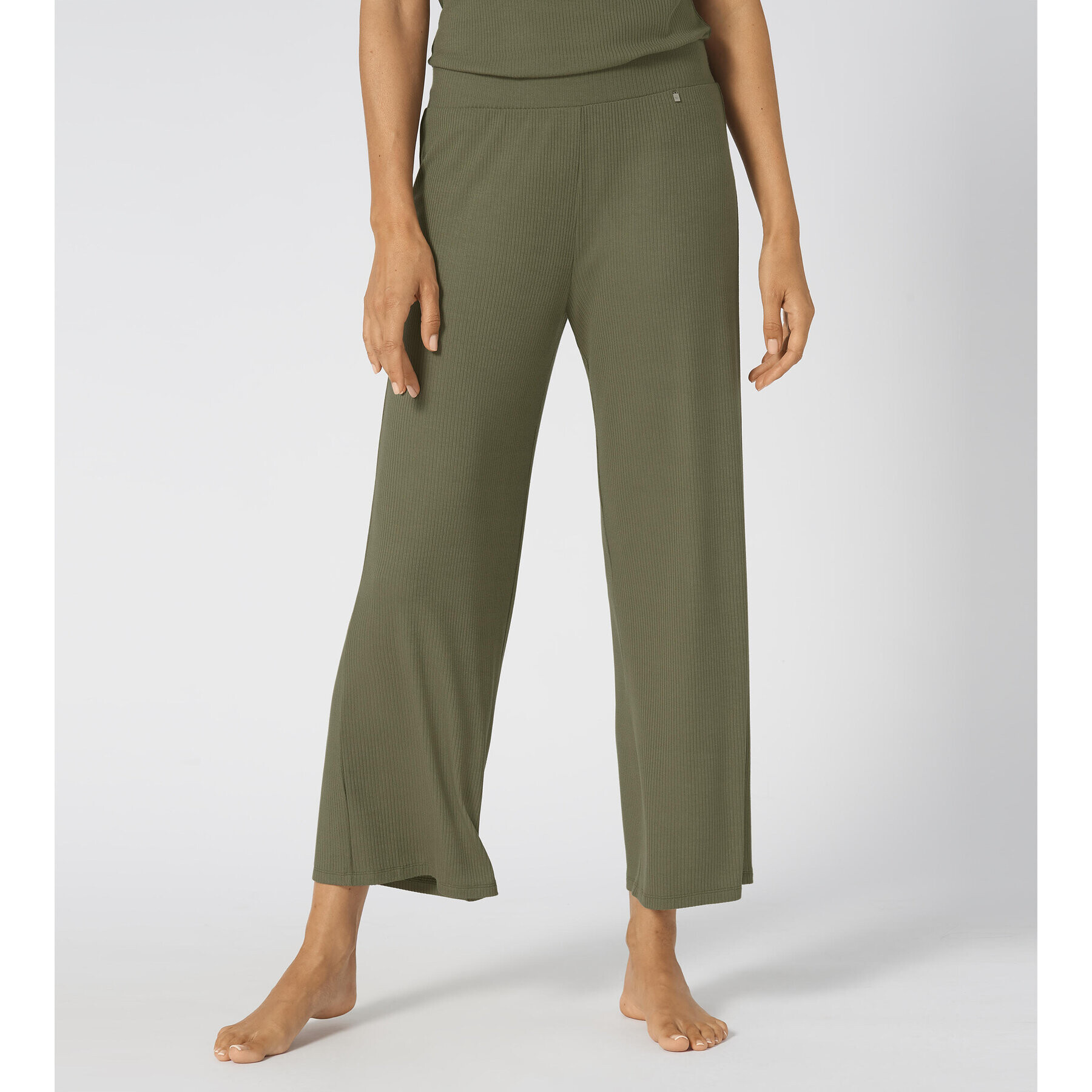 Triumph Pantaloni pijama Climate Control 10207540 Verde - Pled.ro