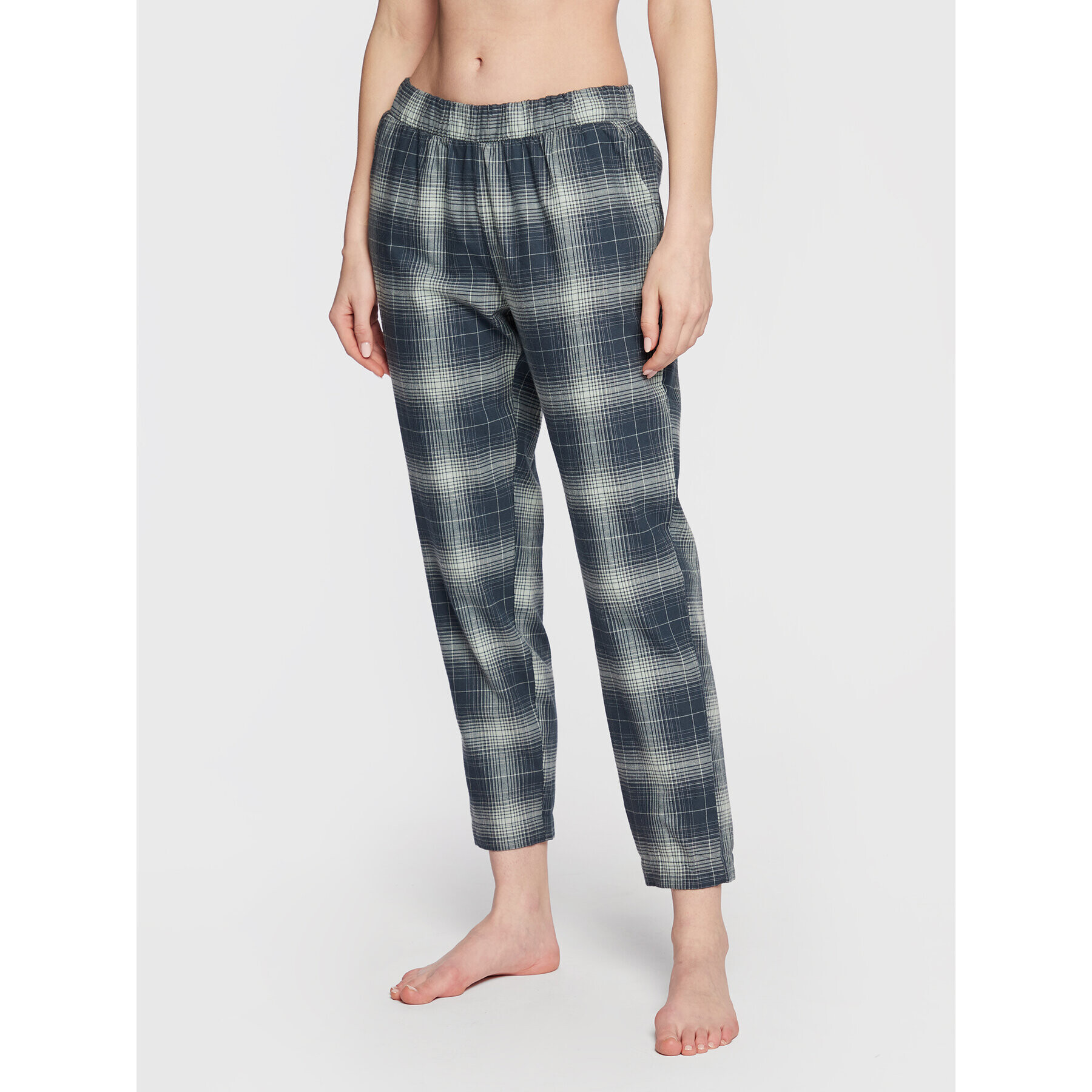 Triumph Pantaloni pijama Mix & Match 10209595 Albastru Relaxed Fit - Pled.ro