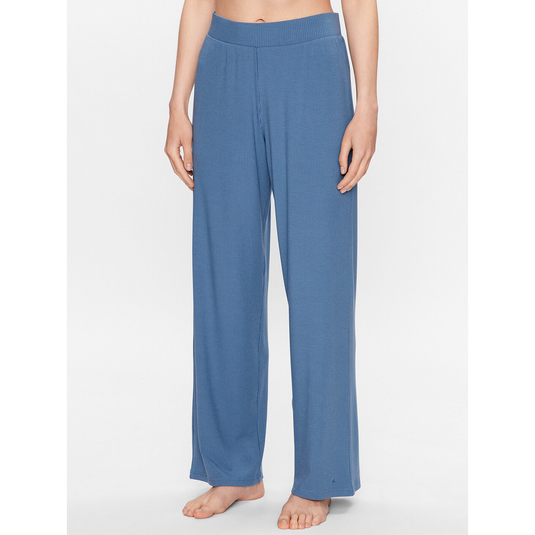 Triumph Pantaloni pijama Natural Spotlight 10214832 Albastru Relaxed Fit - Pled.ro