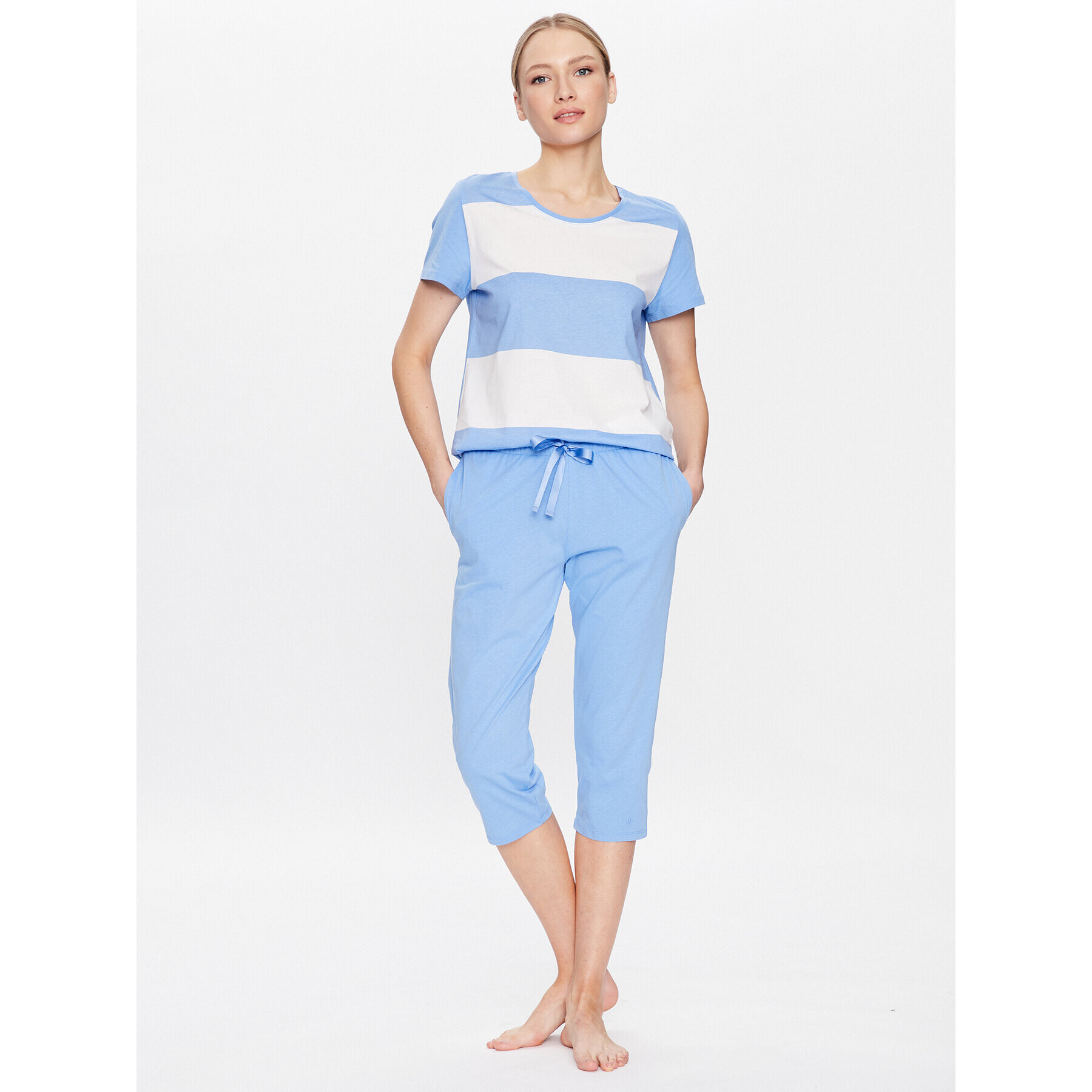 Triumph Pijama 10215197 Albastru Regular Fit - Pled.ro