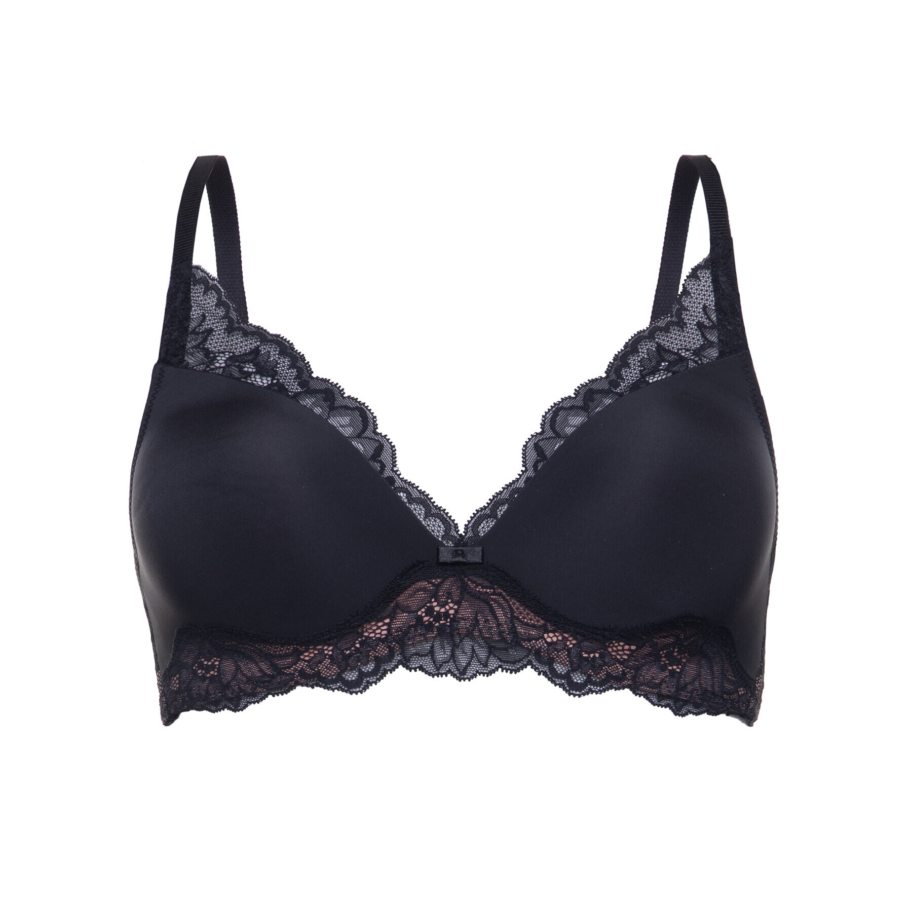 Triumph Sutien Bralette Amourette Charm 10201694 Negru - Pled.ro