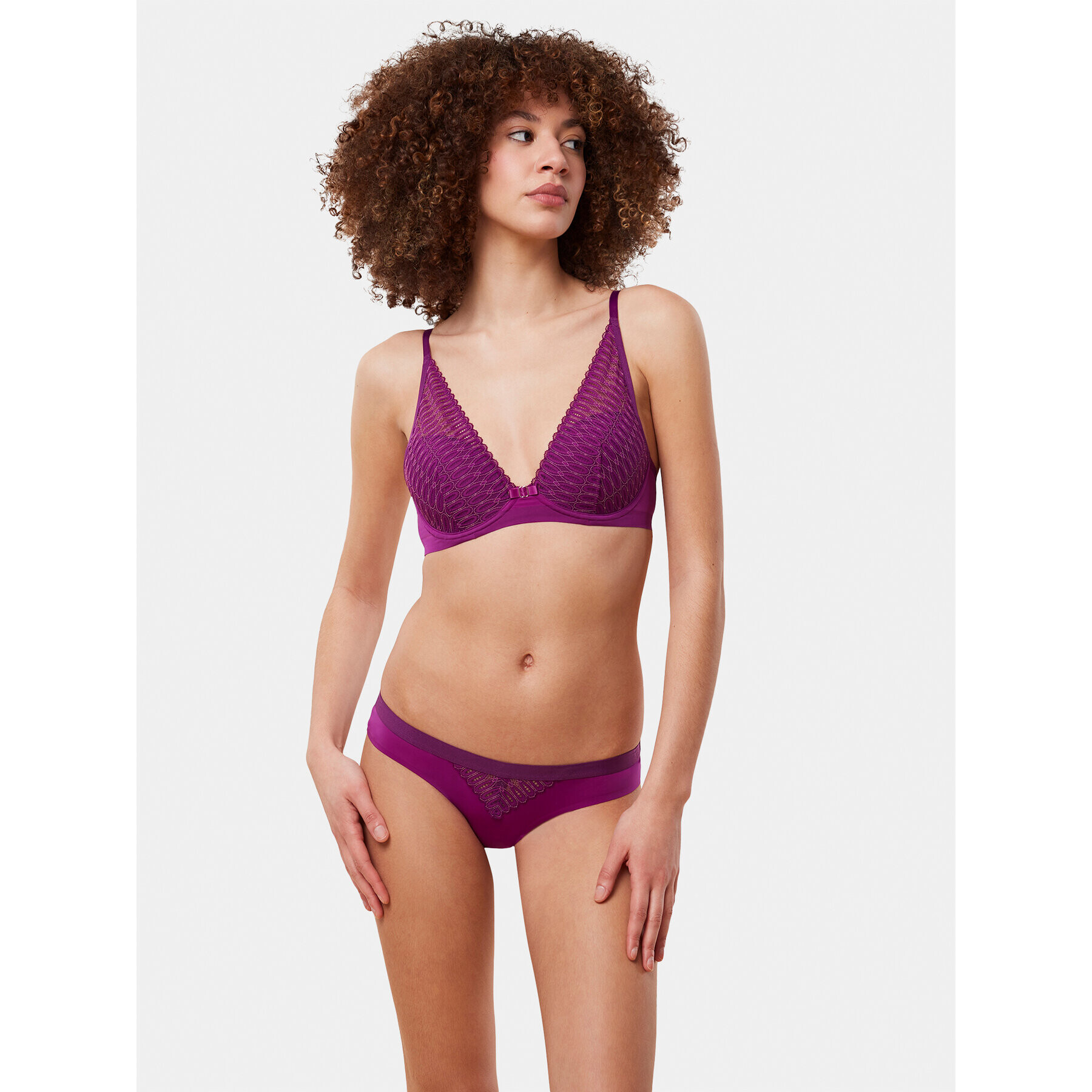 Triumph Sutien Bralette Aura Spotlight T WP 10216460 Violet - Pled.ro