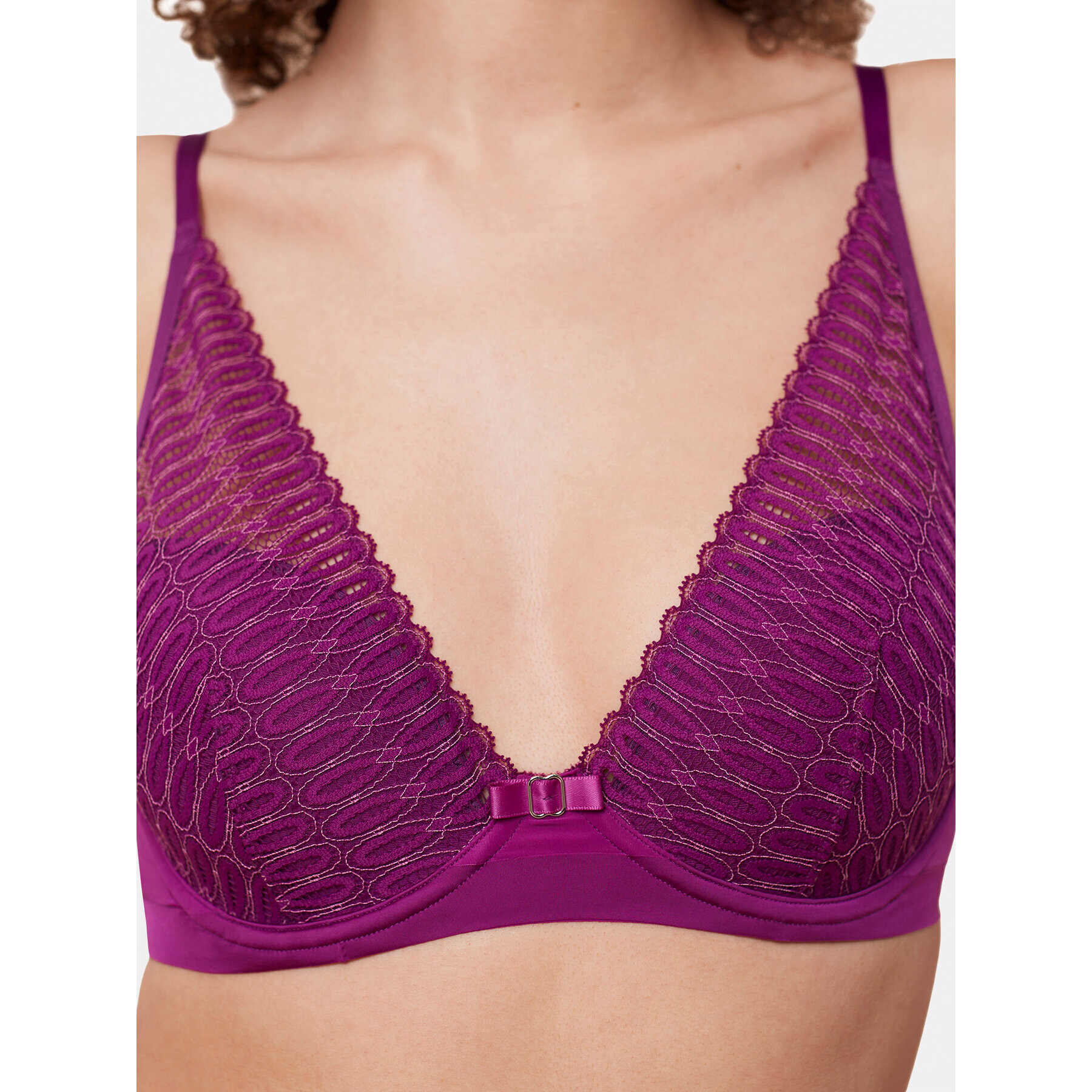 Triumph Sutien Bralette Aura Spotlight T WP 10216460 Violet - Pled.ro