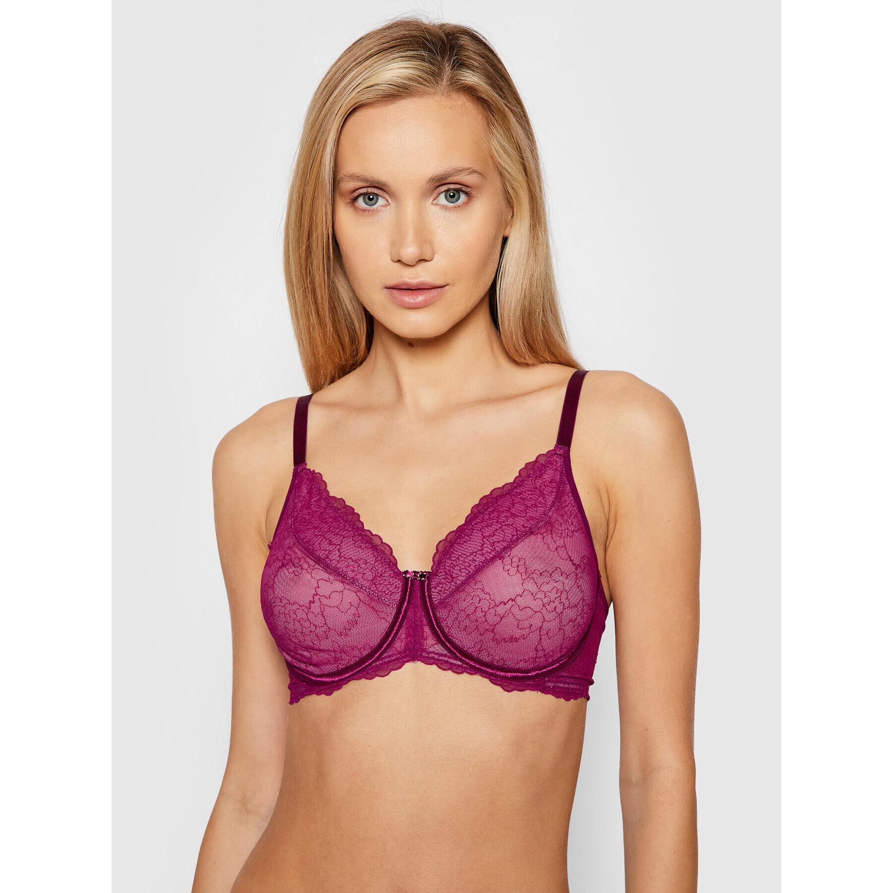 Triumph Sutien cu armătură Mirage Sportlight 10209644 Violet - Pled.ro