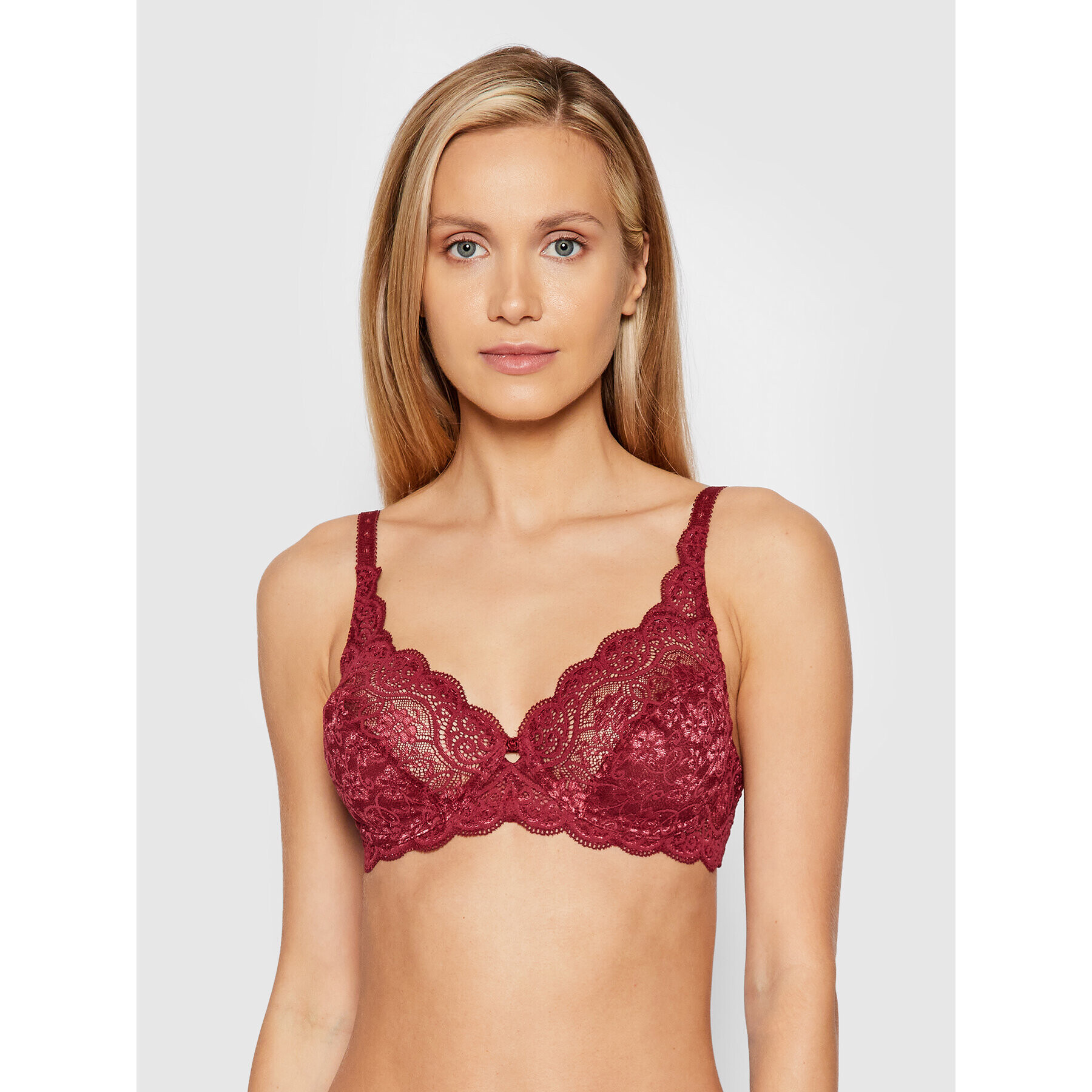 Triumph Sutien cu armătură Amourette 300 10166797 Vișiniu - Pled.ro