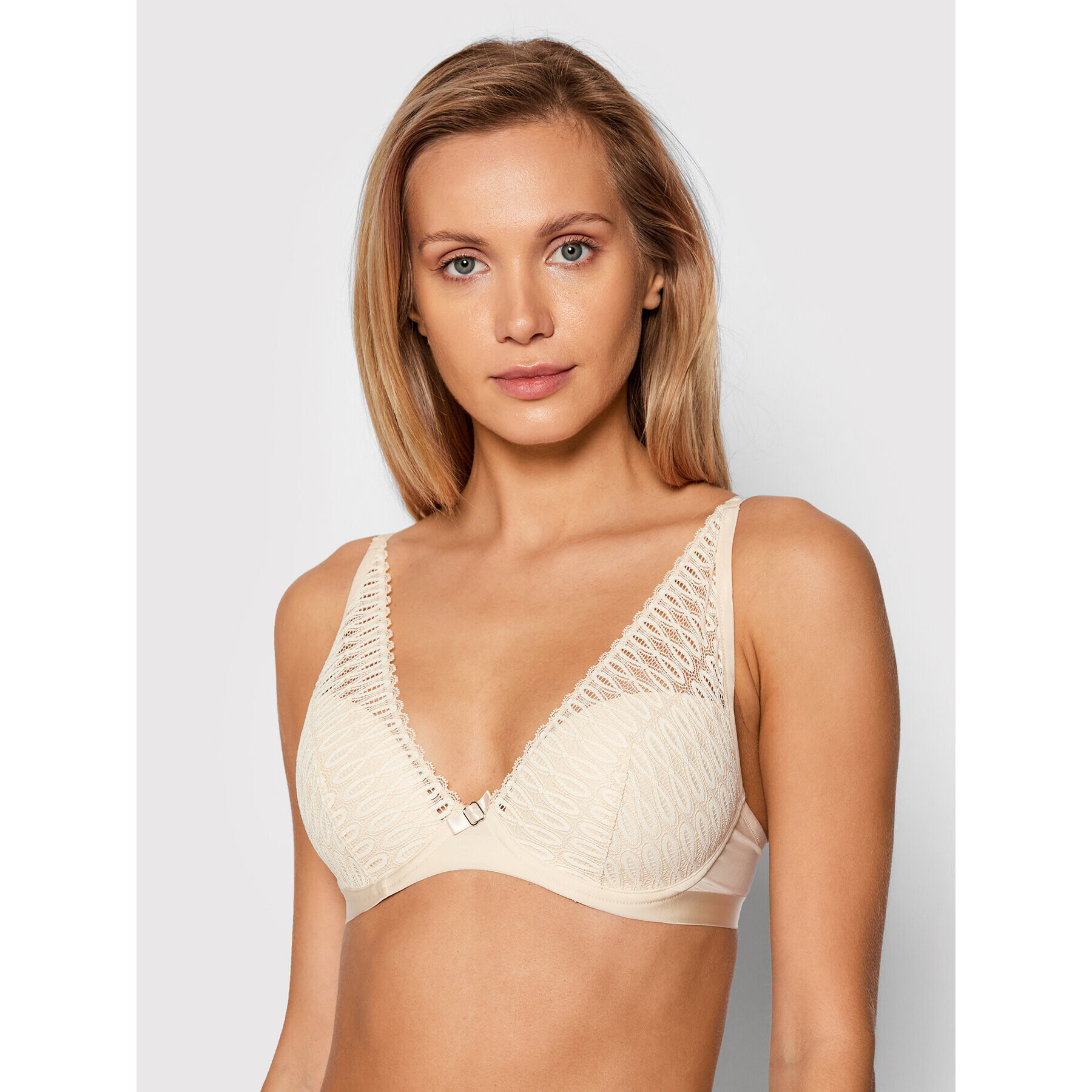 Triumph Sutien cu armătură Aura Spotlight 10208018 Bej - Pled.ro