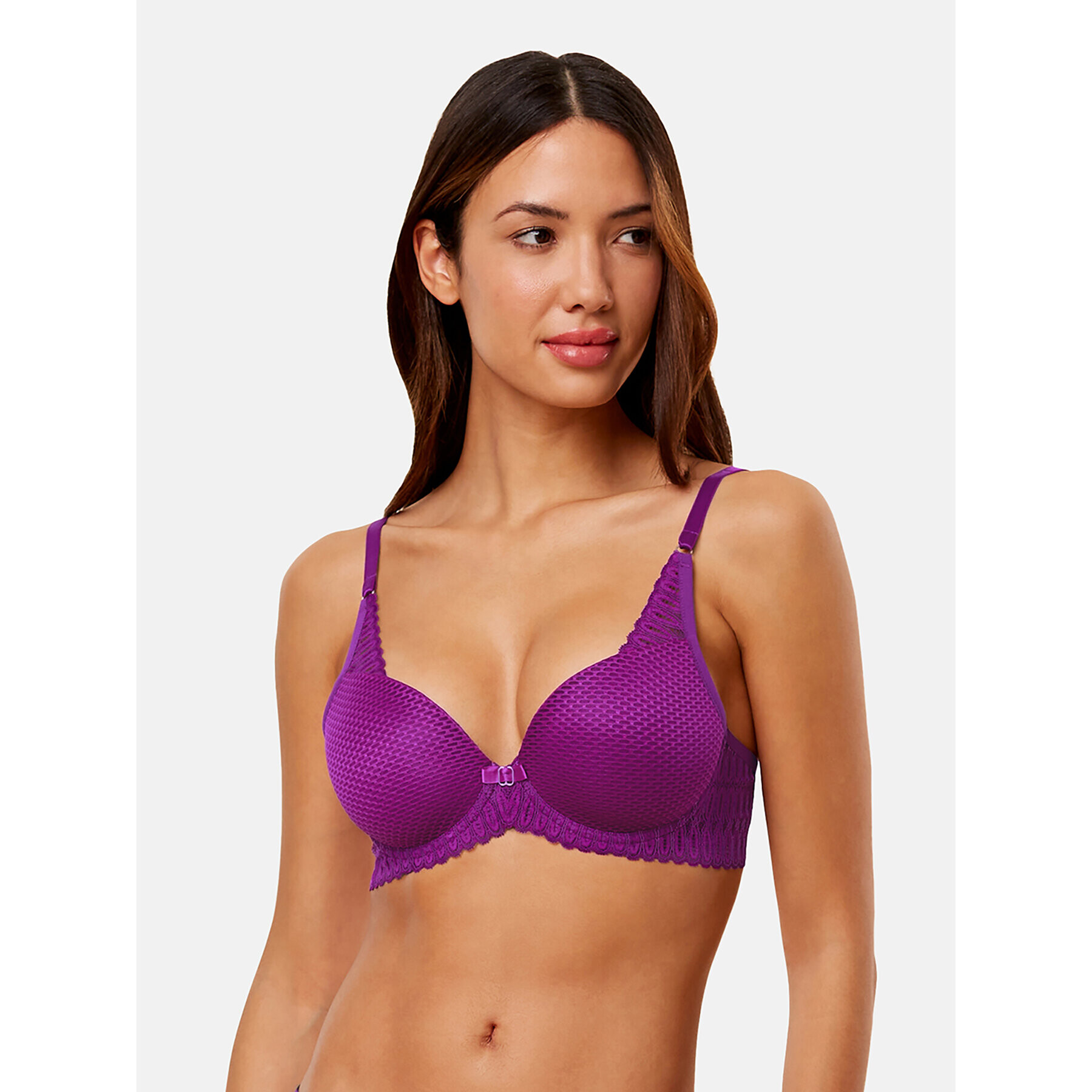 Triumph Sutien cu armătură Aura Spotlight T WHP 10216459 Violet - Pled.ro