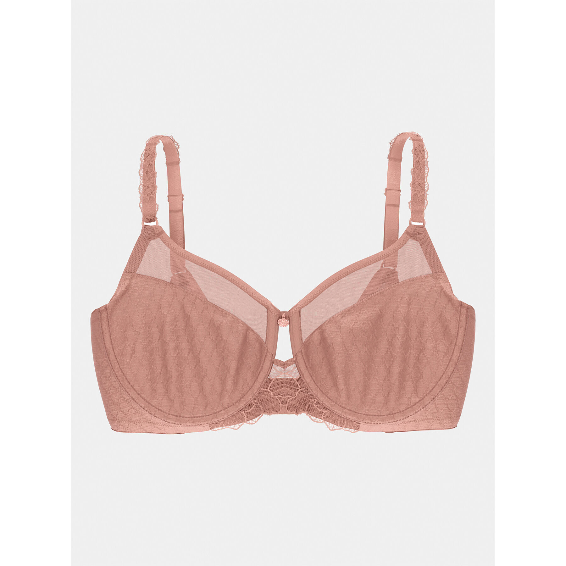 Triumph Sutien cu armătură Azalea Florale W01 10185400 Maro - Pled.ro