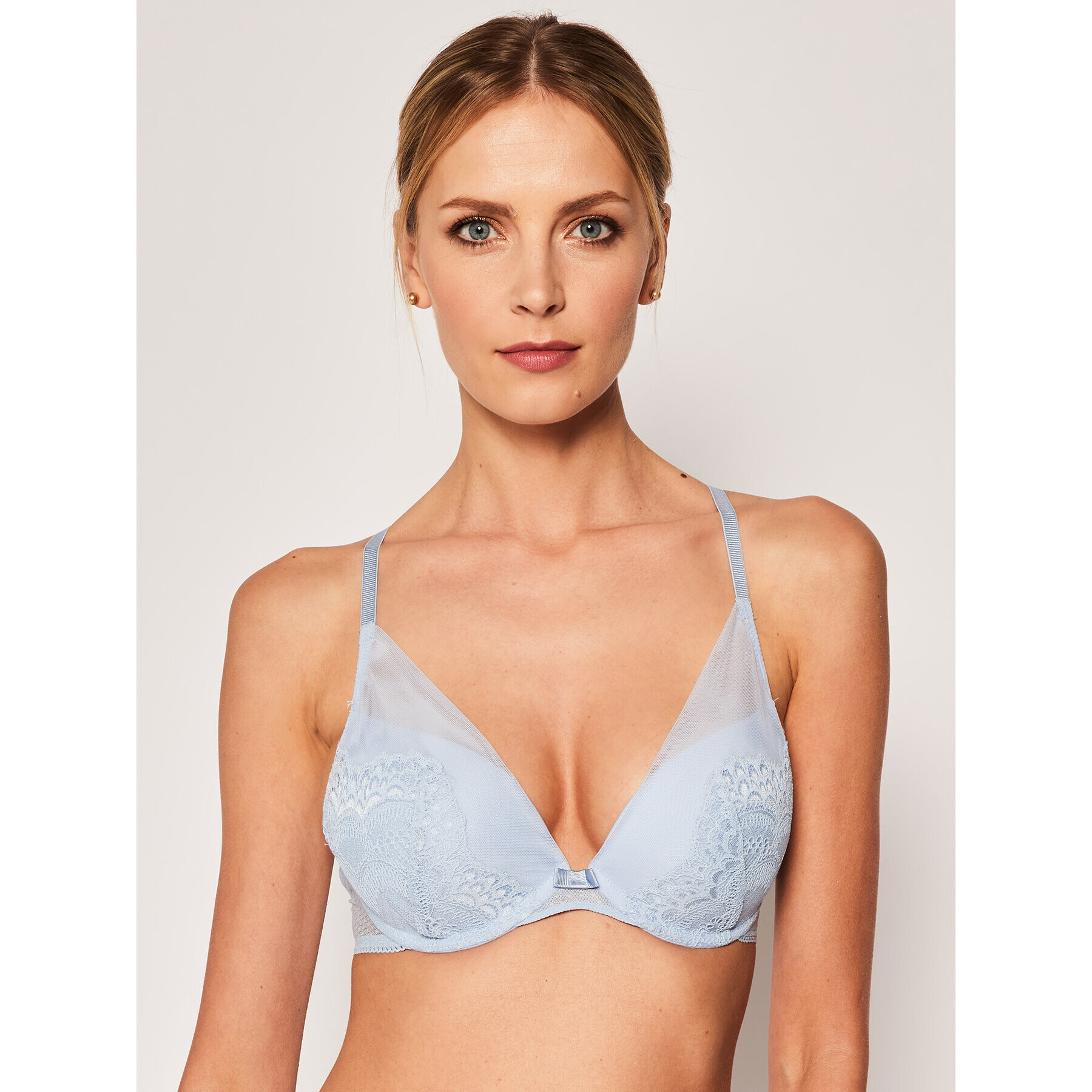 Triumph Sutien cu armătură Darling Spotlight 10185572 Albastru - Pled.ro