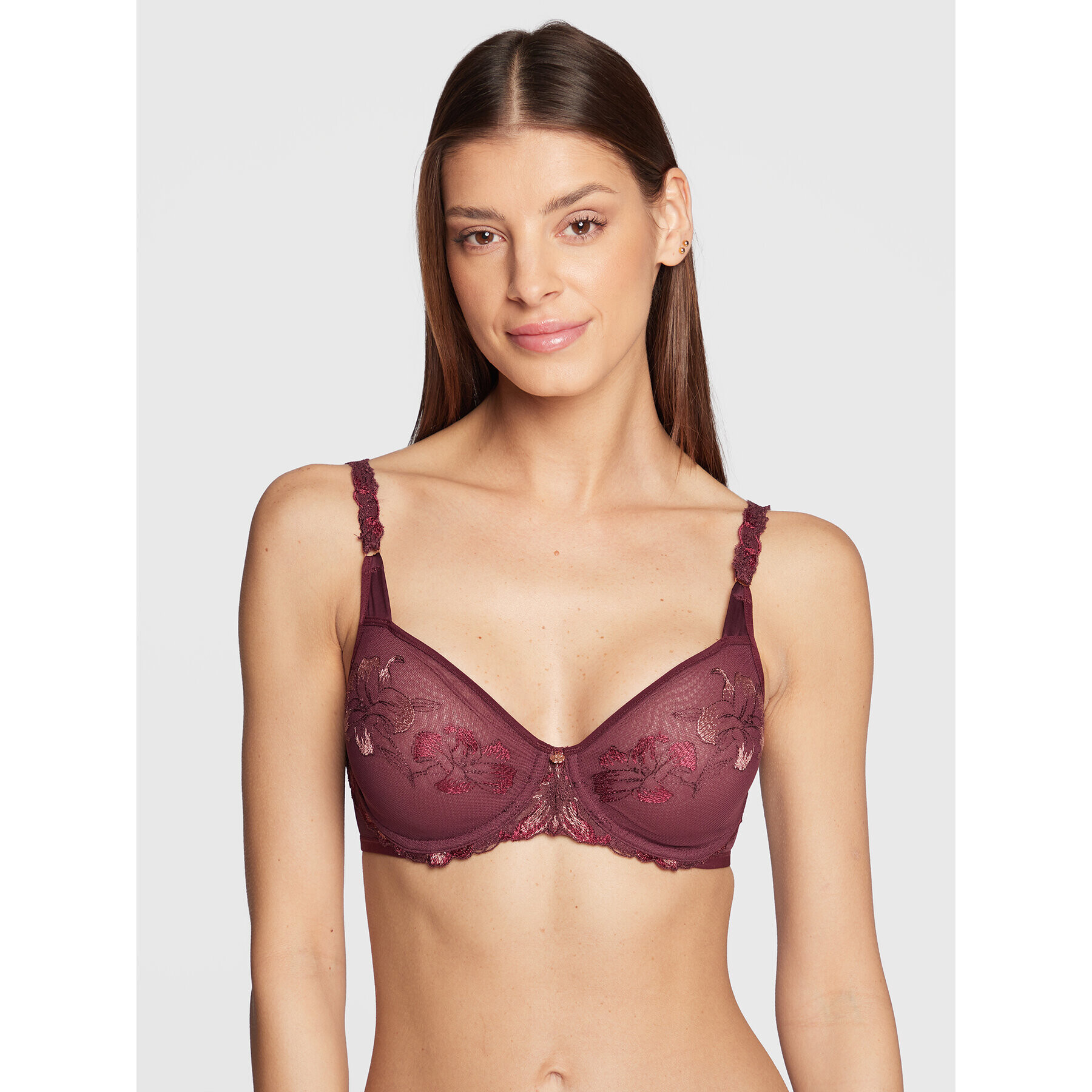 Triumph Sutien cu armătură Freesia Florale 10213196 Vișiniu - Pled.ro