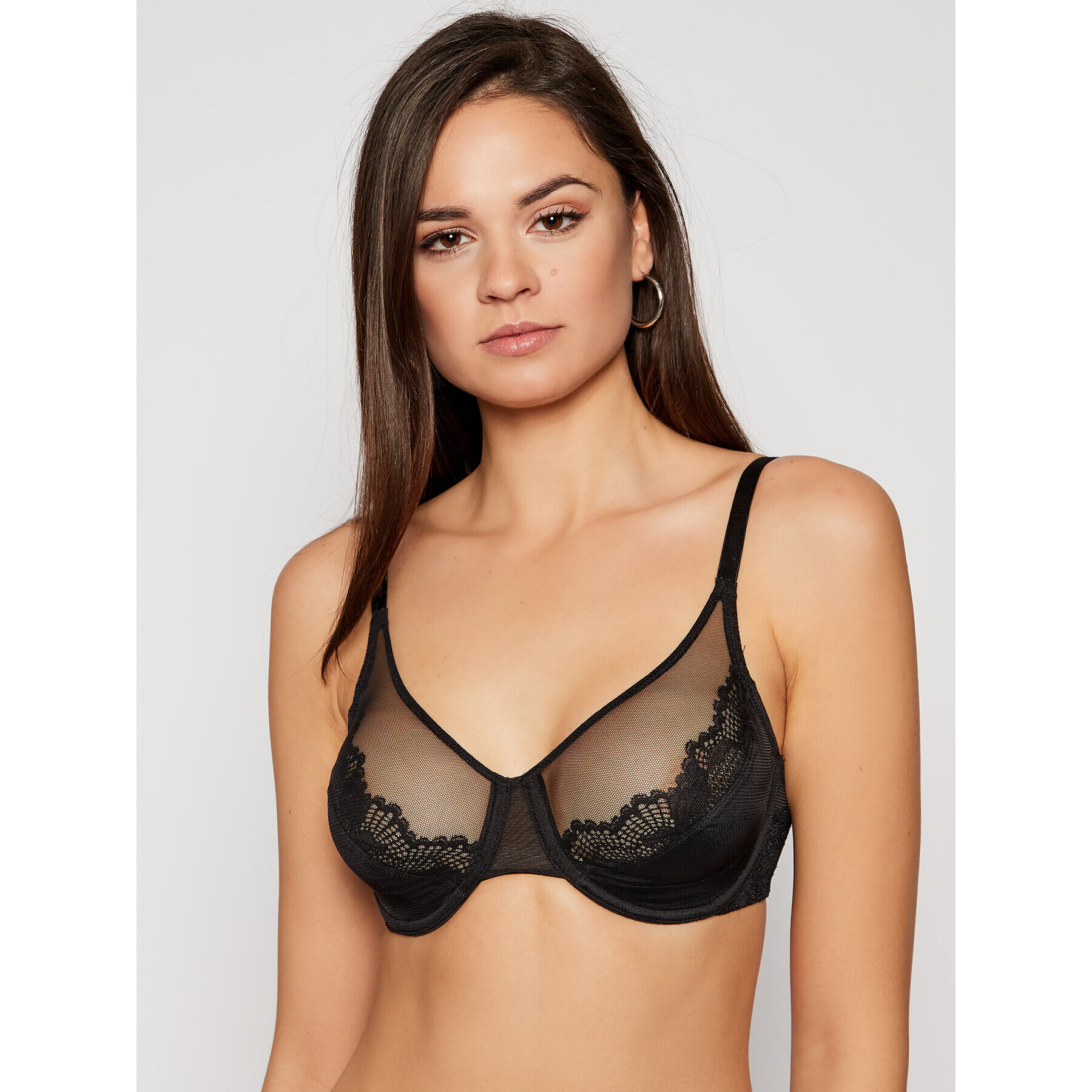 Triumph Sutien cu armătură Lace Spotlight 10194089 Negru - Pled.ro