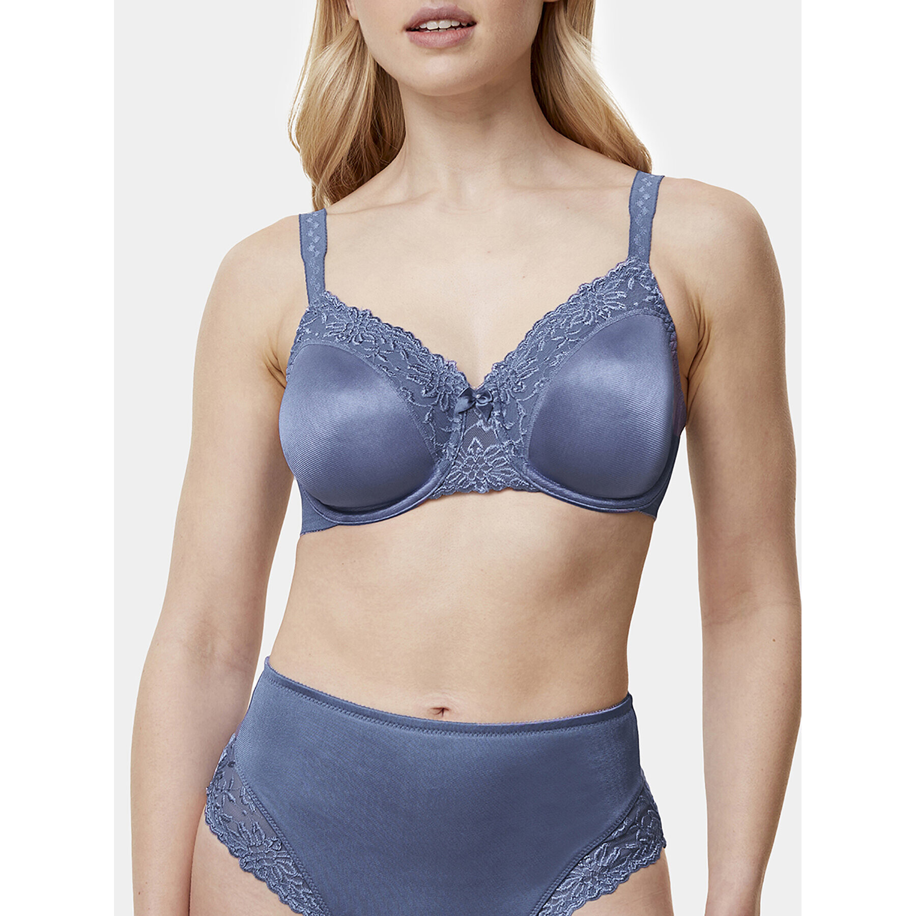 Triumph Sutien cu armătură Ladyform Soft W X 10166306 Albastru - Pled.ro