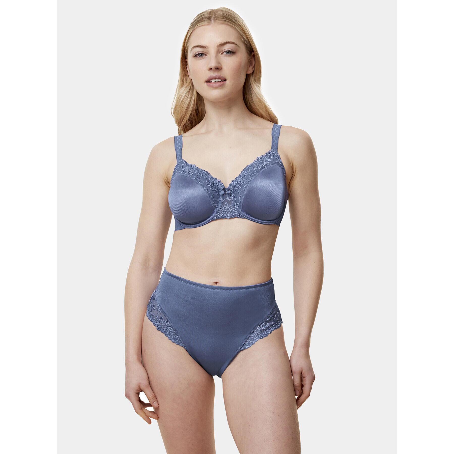 Triumph Sutien cu armătură Ladyform Soft W X 10166306 Albastru - Pled.ro