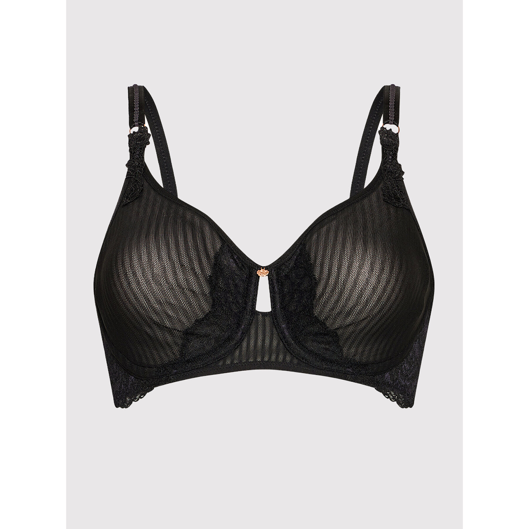 Triumph Sutien cu armătură Peony Florale 10207994 Negru - Pled.ro