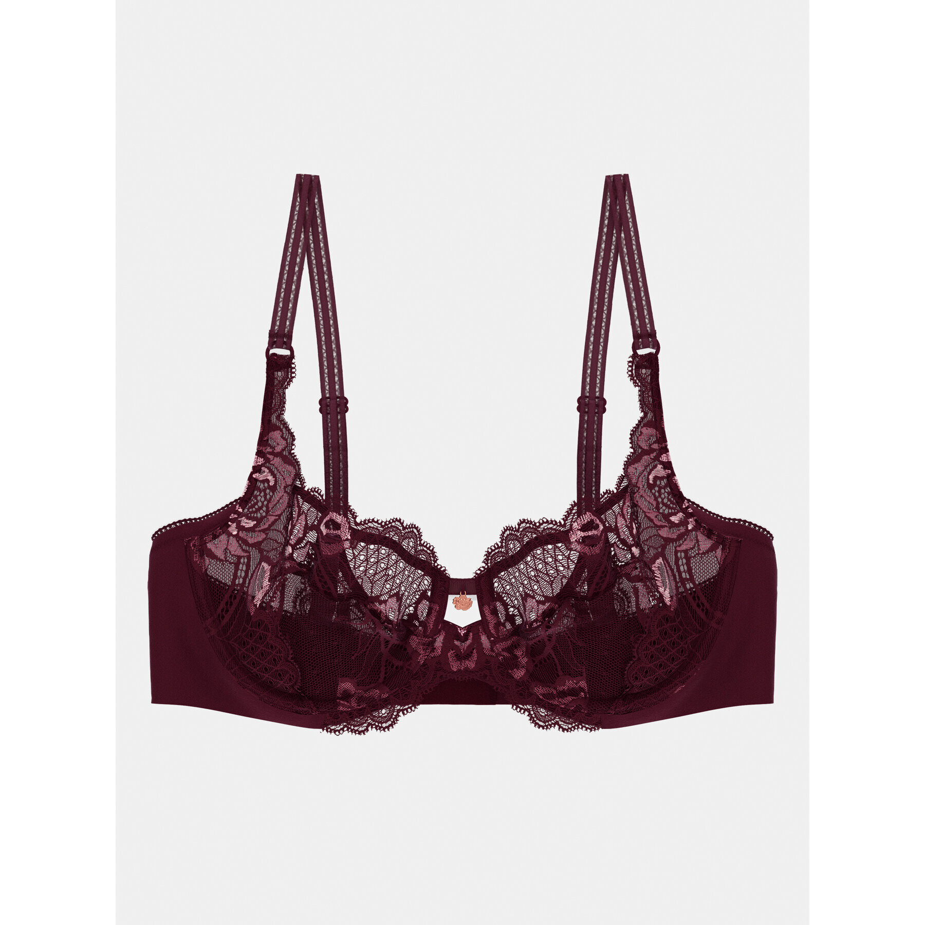 Triumph Sutien cu armătură Wild Peony Florale W 10209608 Vișiniu - Pled.ro