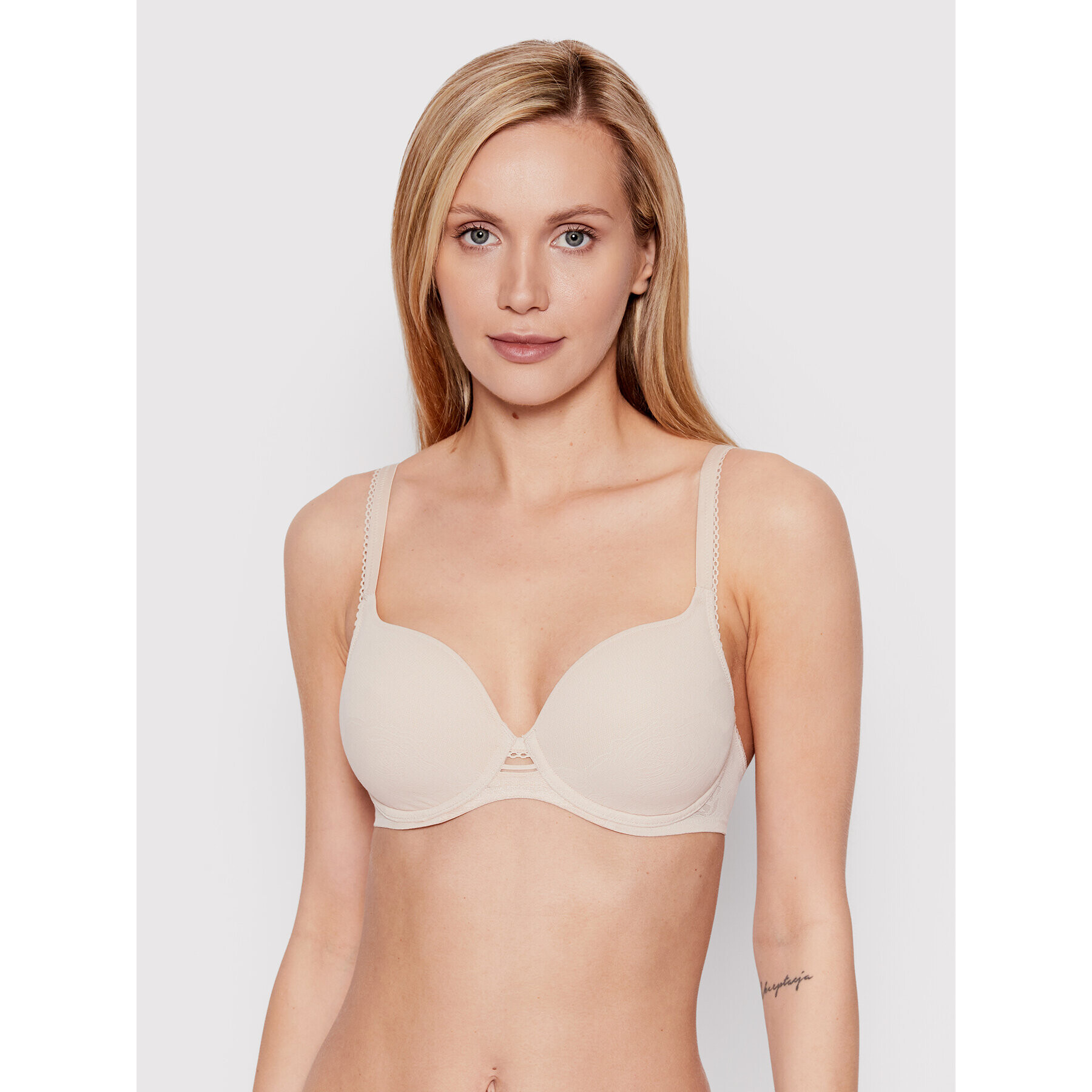 Triumph Sutien cu armătură Wild Rose Sensation 10205990 Bej - Pled.ro