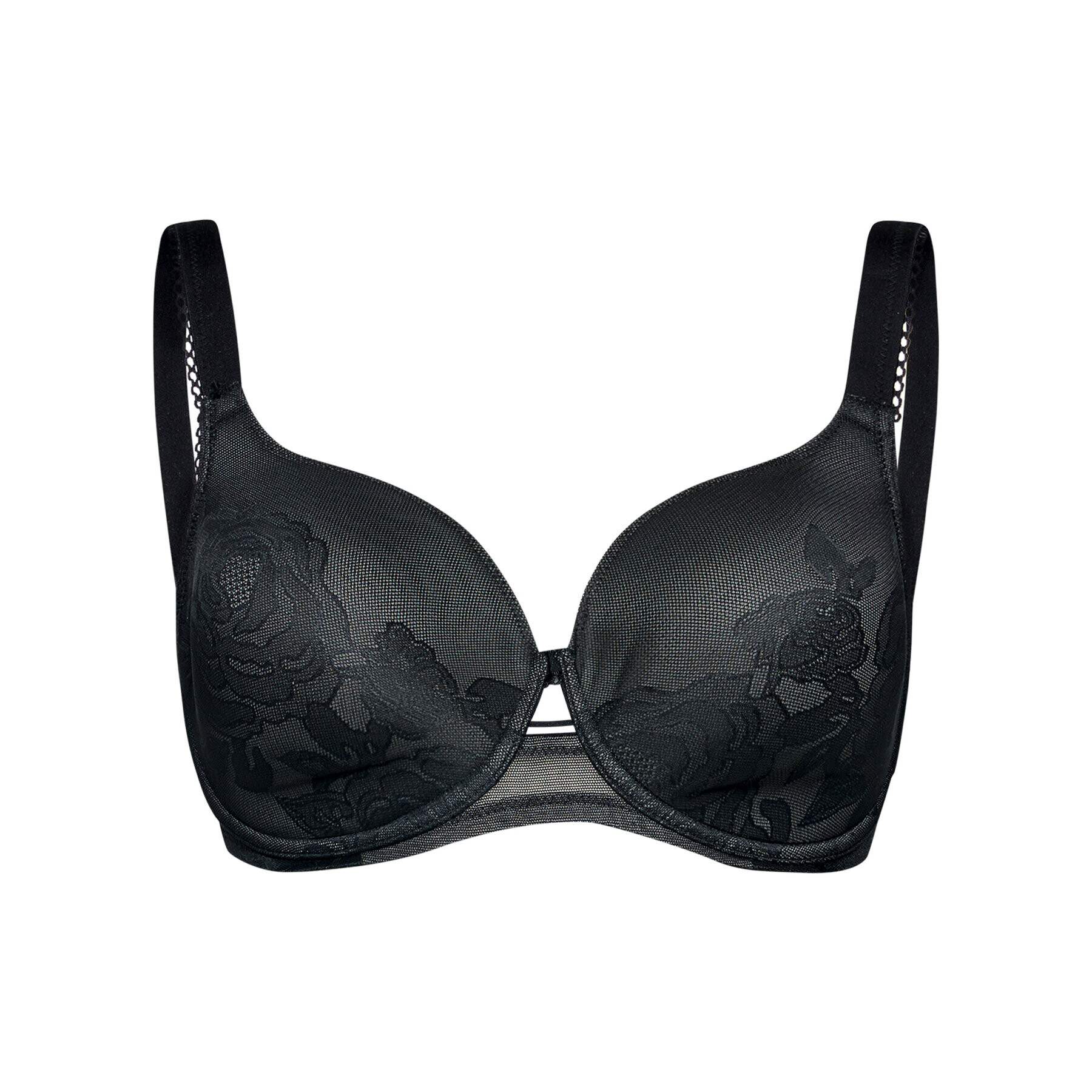 Triumph Sutien cu armătură Wild Rose Sensation 10205990 Negru - Pled.ro