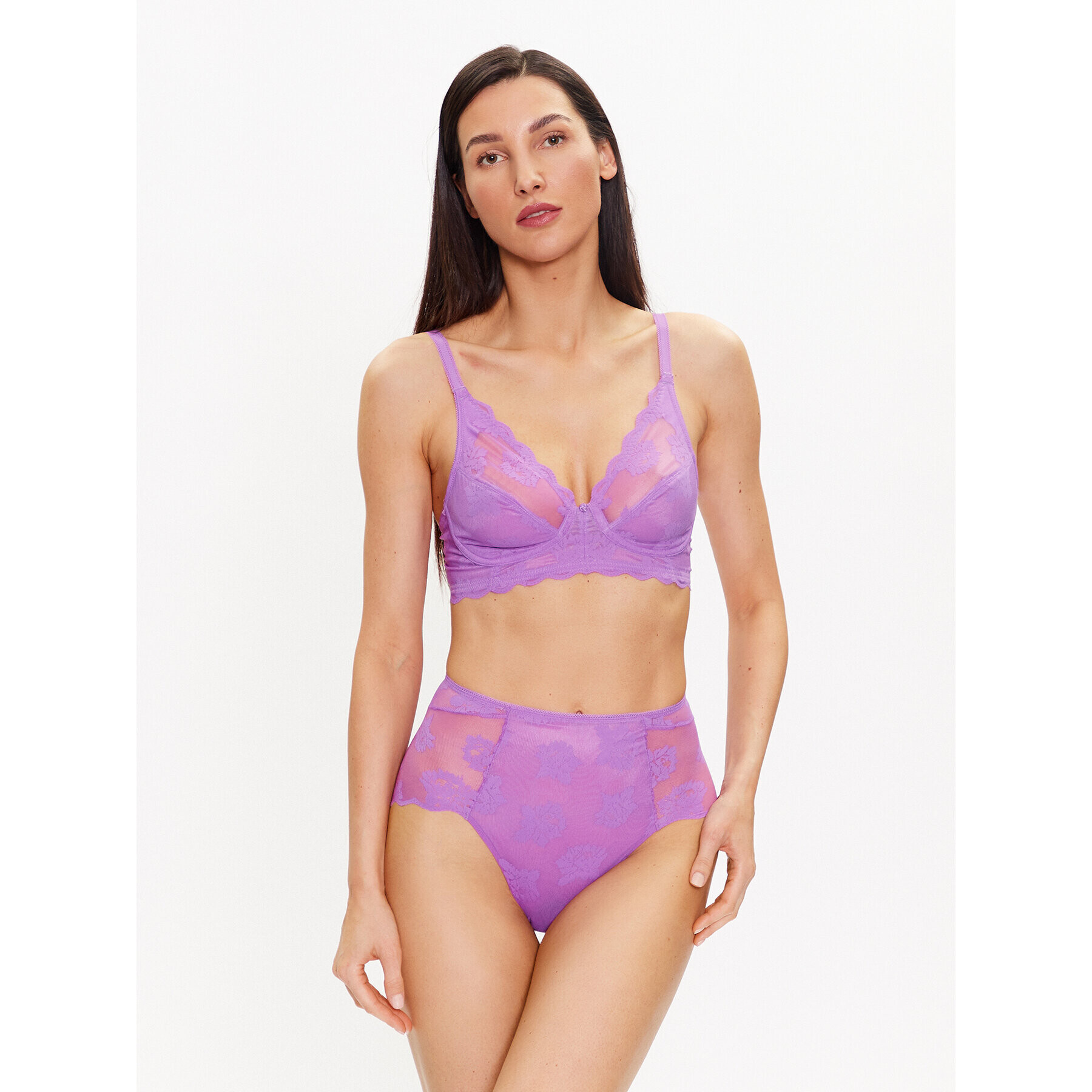 Triumph Sutien fără armătură Amourette 10214464 Violet - Pled.ro