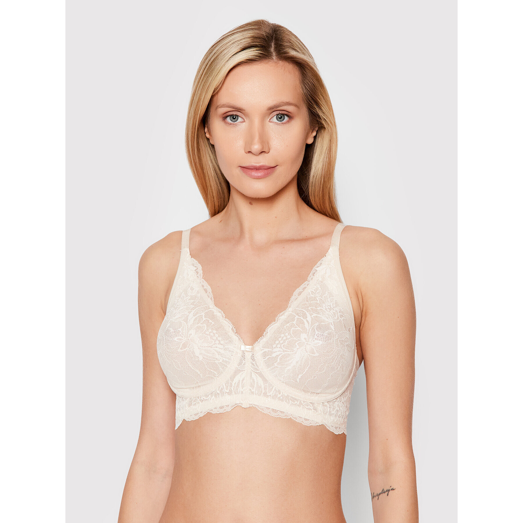 Triumph Sutien fără armătură Amourette Charm 10210687 Bej - Pled.ro