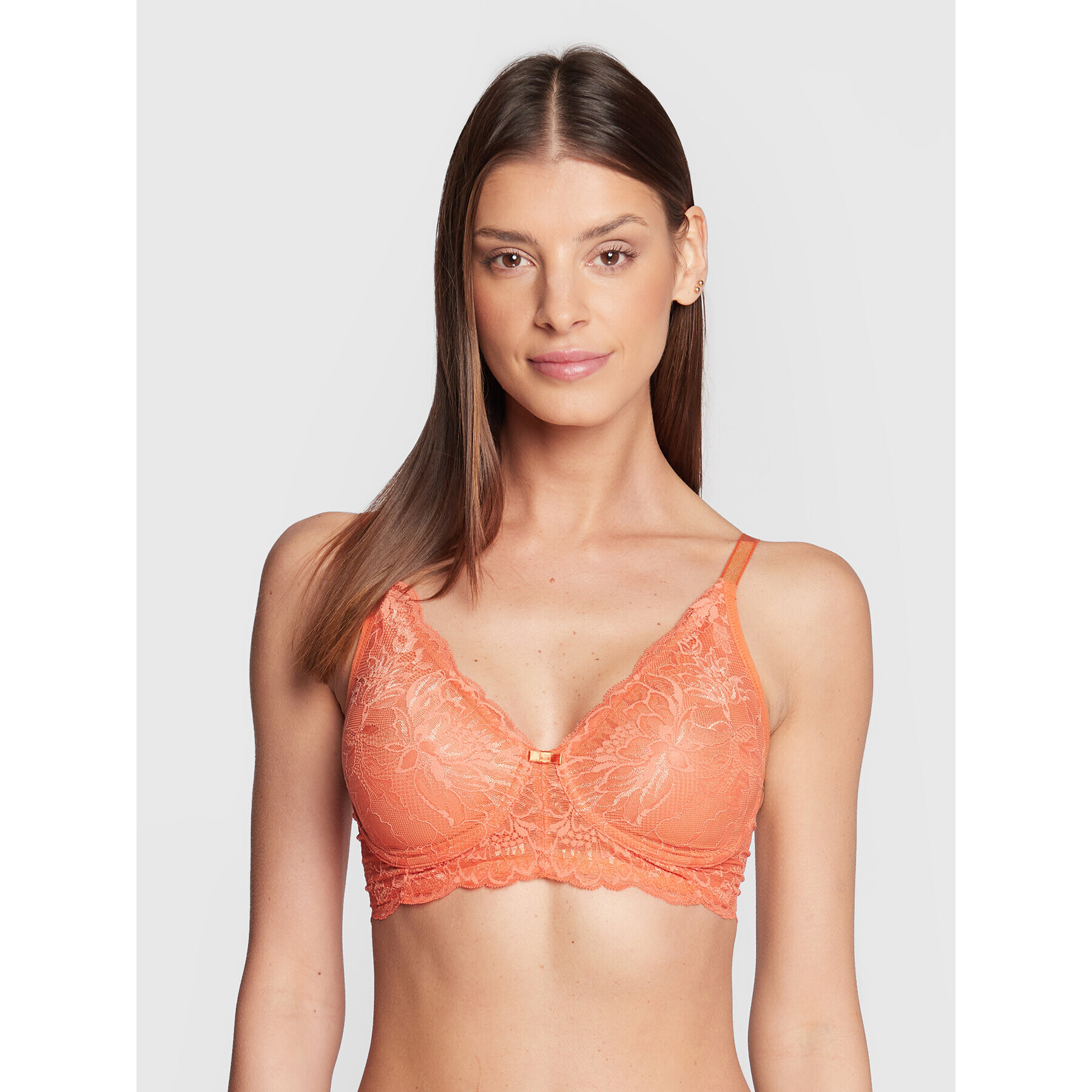 Triumph Sutien fără armătură Amourette Charm 10210687 Portocaliu - Pled.ro