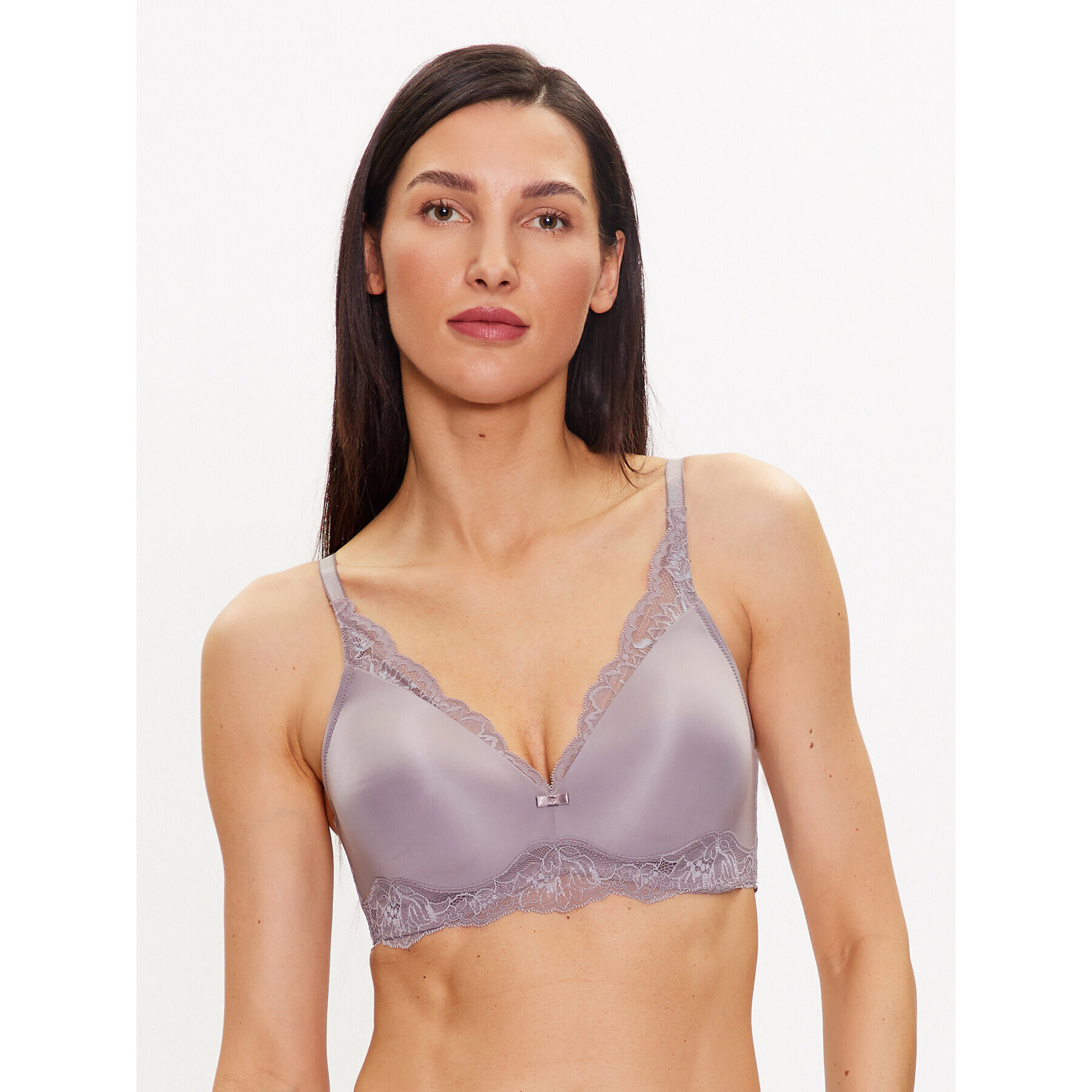 Triumph Sutien fără armătură Amourette Charm 10214457 Gri - Pled.ro