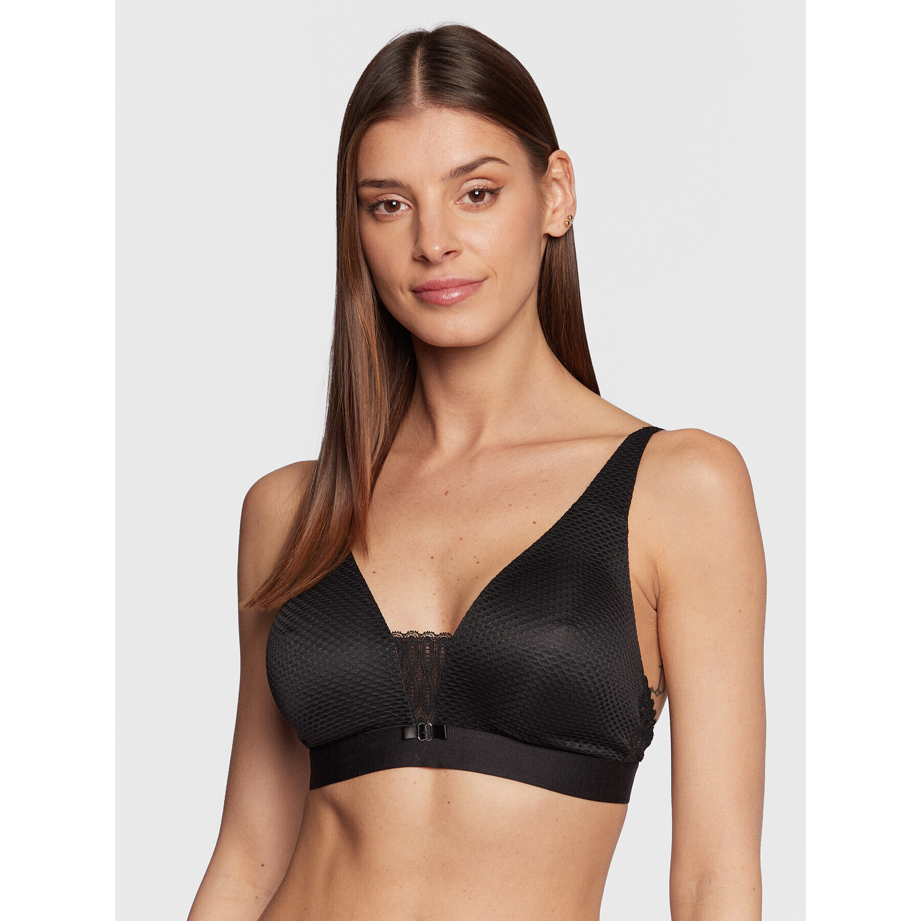 Triumph Sutien fără armătură Aura 10213131 Negru - Pled.ro