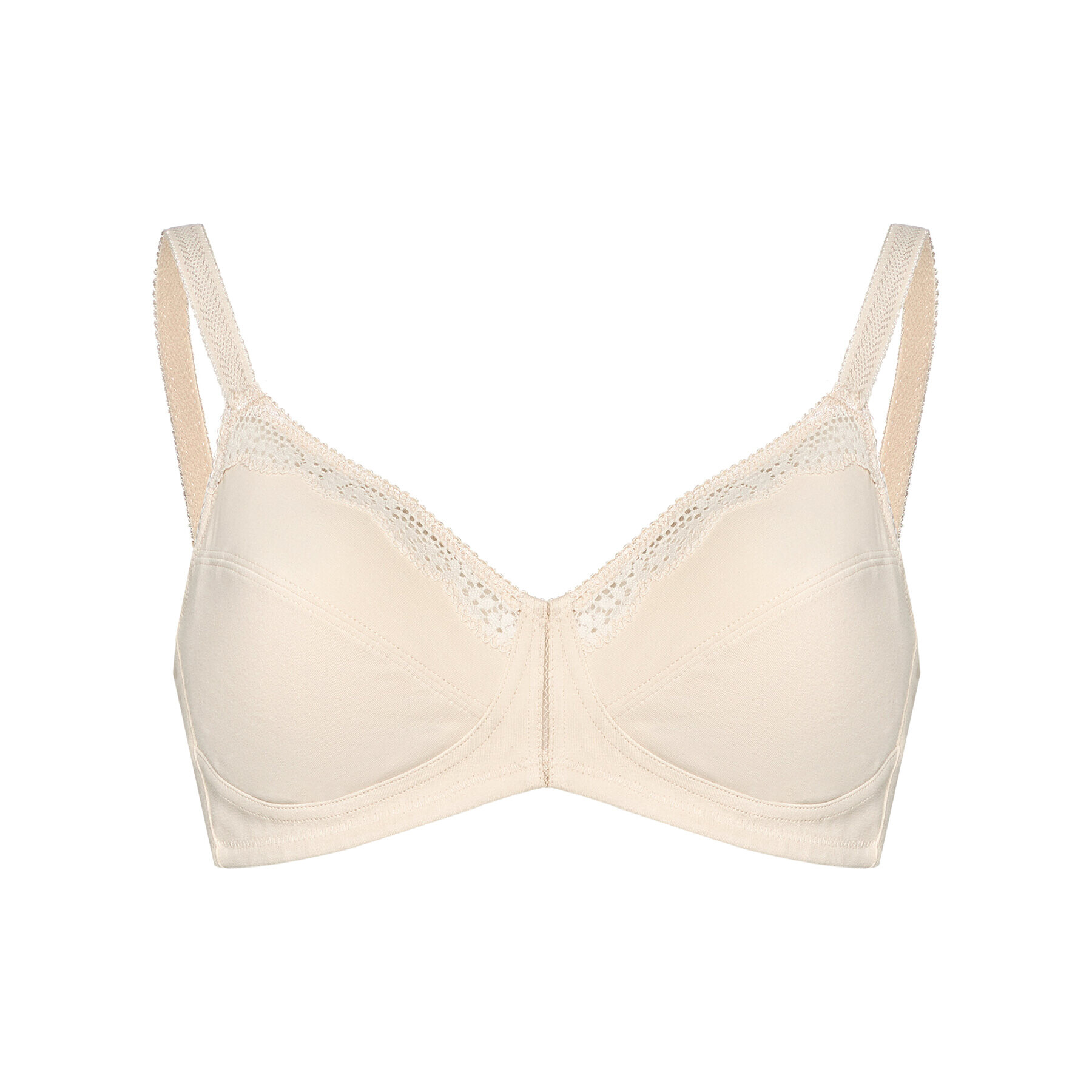 Triumph Sutien fără armătură Cotton Beauty 10094814 Bej - Pled.ro