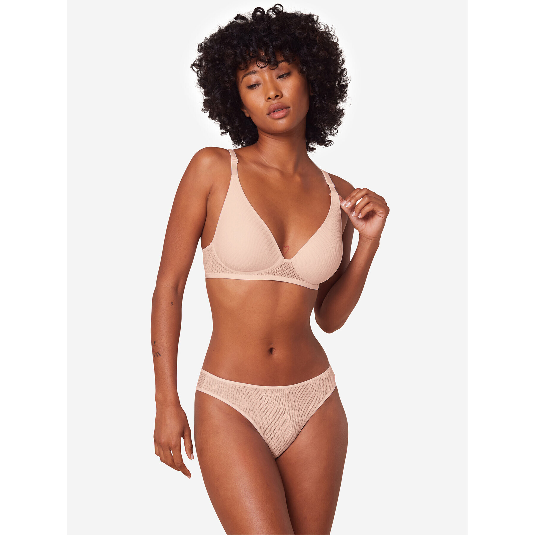 Triumph Sutien fără armătură Harmony Spotlight P EX 10217428 Roz - Pled.ro