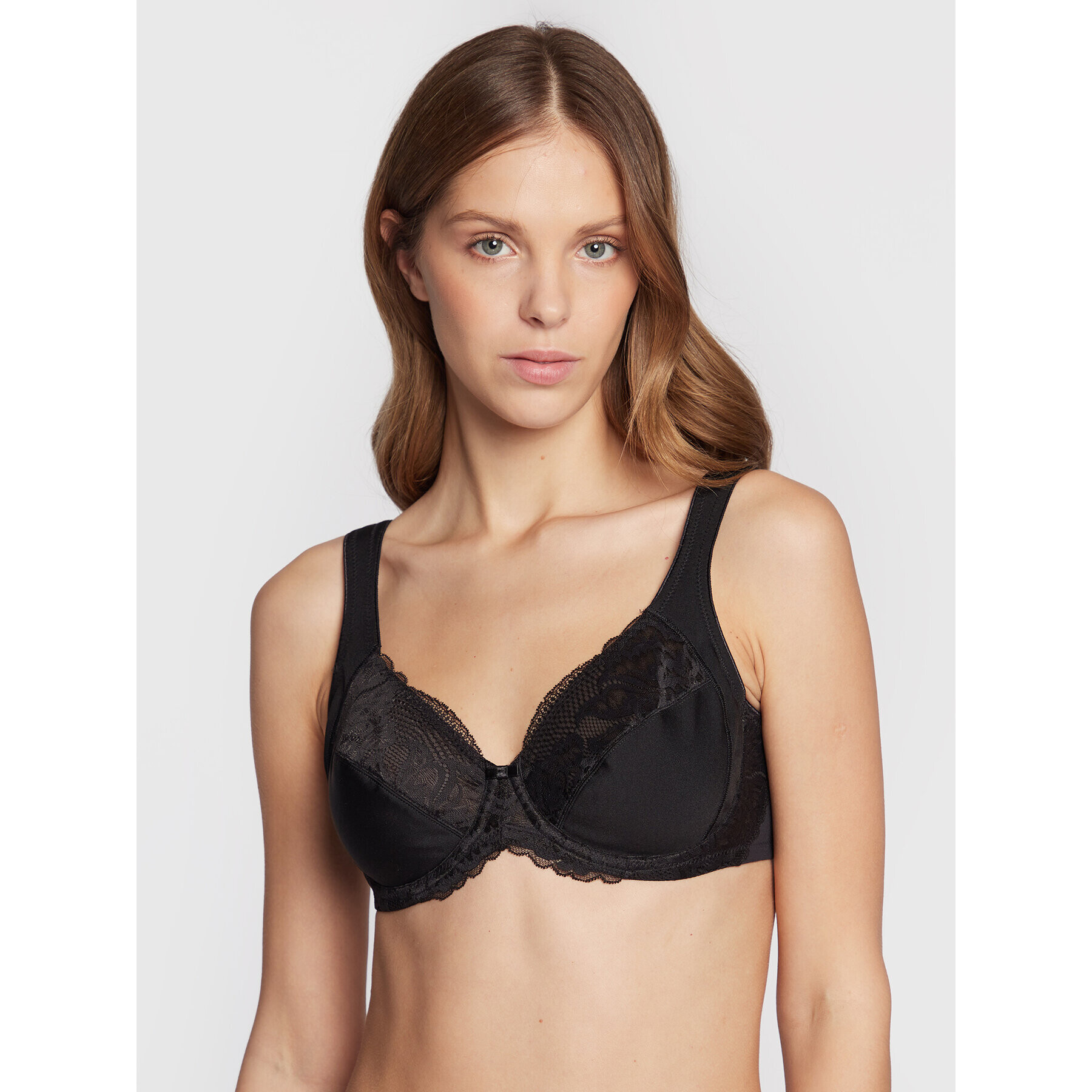 Triumph Sutien fără armătură Modern Lace 10213069 Negru - Pled.ro