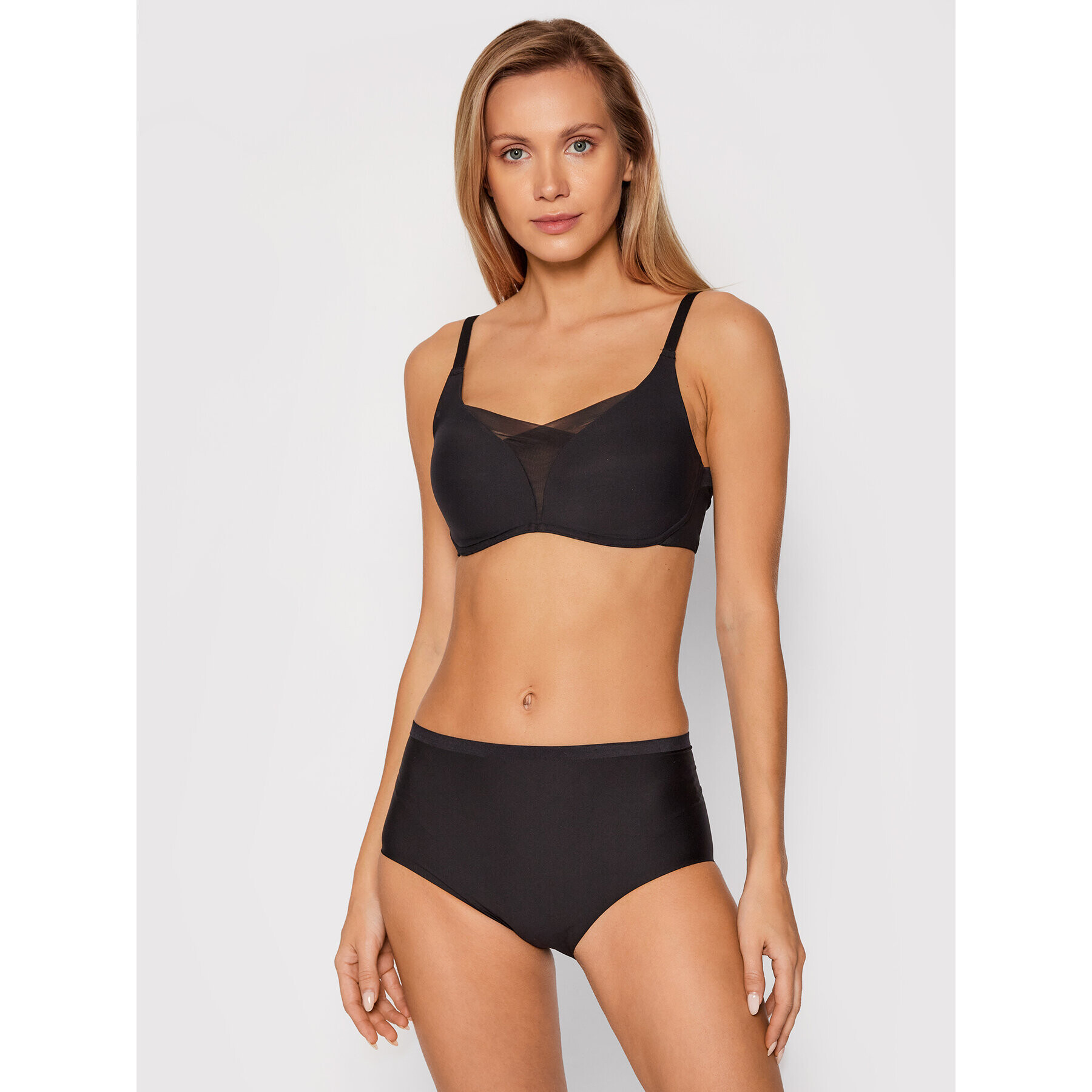 Triumph Sutien fără armătură Shape Smart 10209594 Negru - Pled.ro