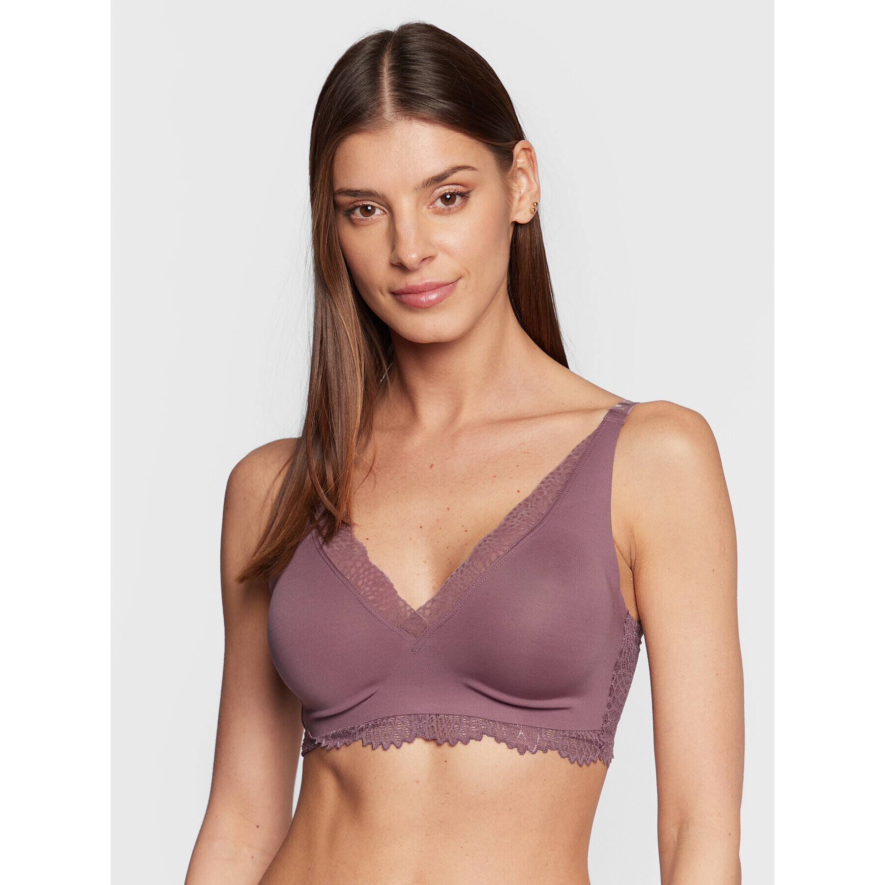 Triumph Sutien fără armătură Velveteen Sensation 10213129 Violet - Pled.ro