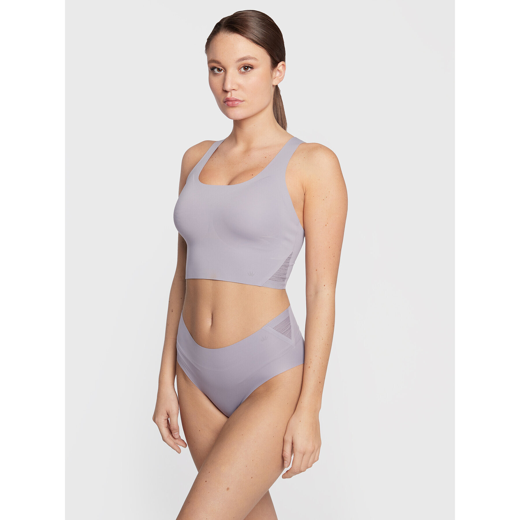 Triumph Sutien top Flex Smart 10213780 Gri - Pled.ro