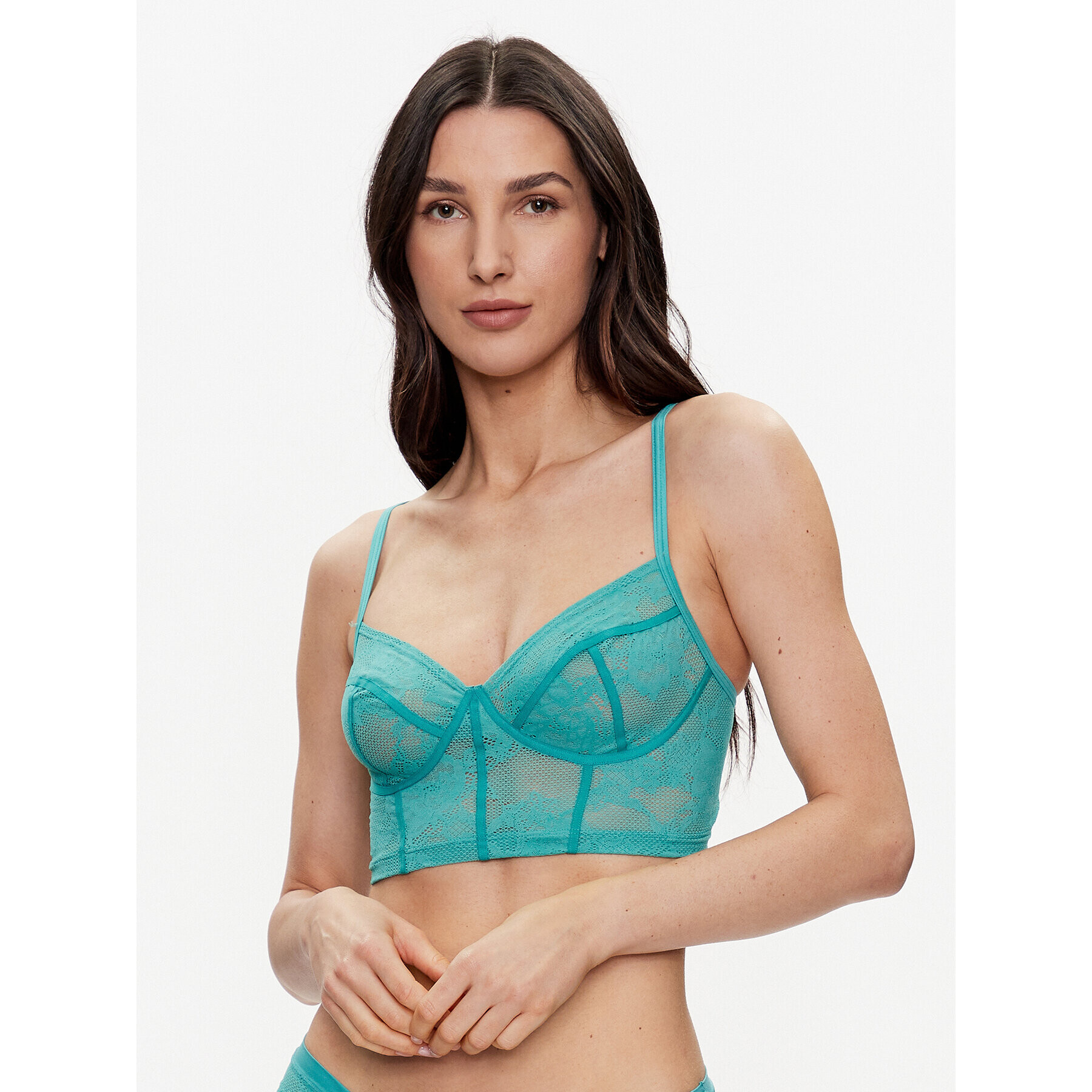 Triumph Sutien top Smart Deco 10214500 Verde - Pled.ro